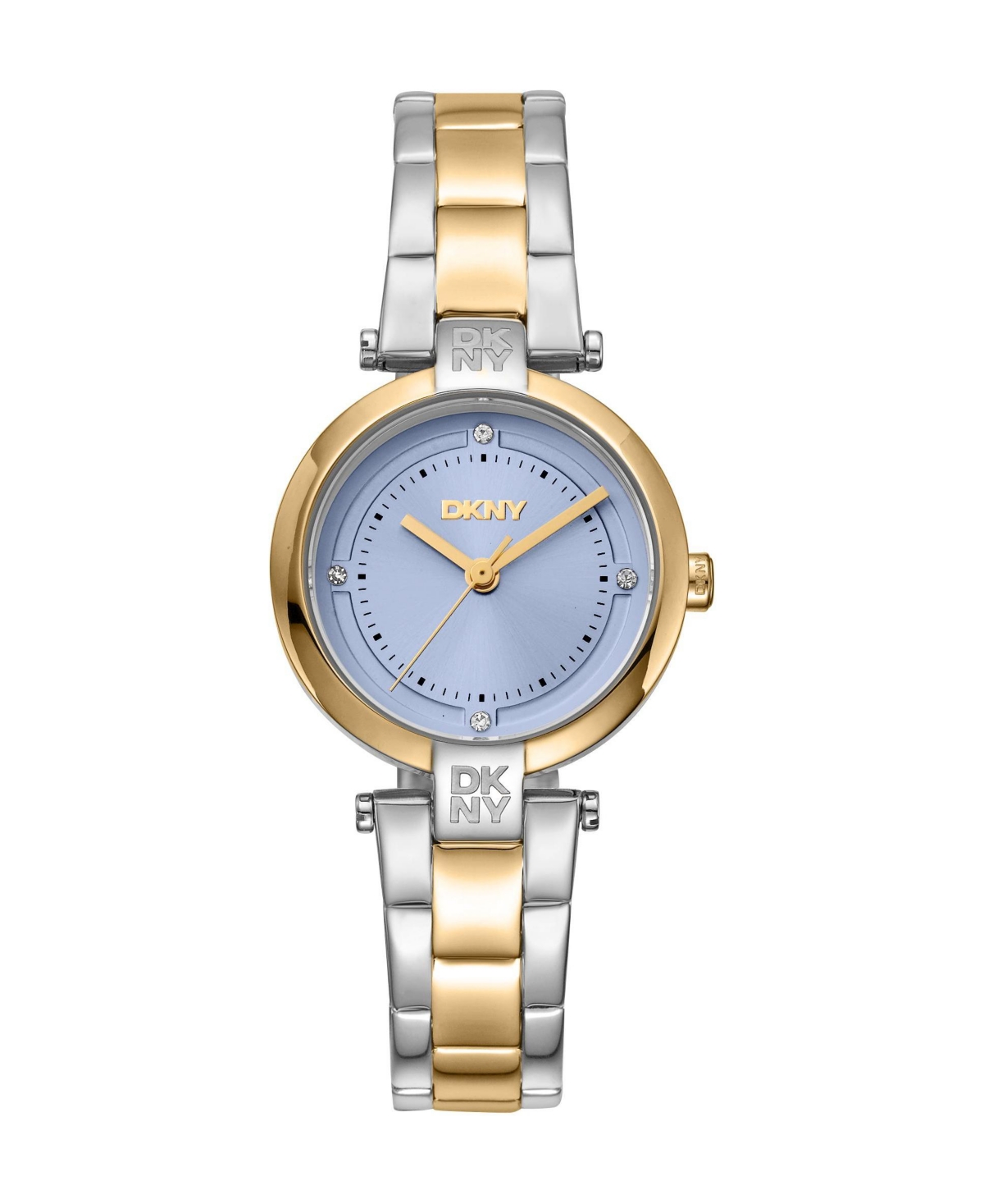 Dkny Women's Quartz Essential Mini Two-Tone Stainless Steel Bracelet Watch, 28 mm