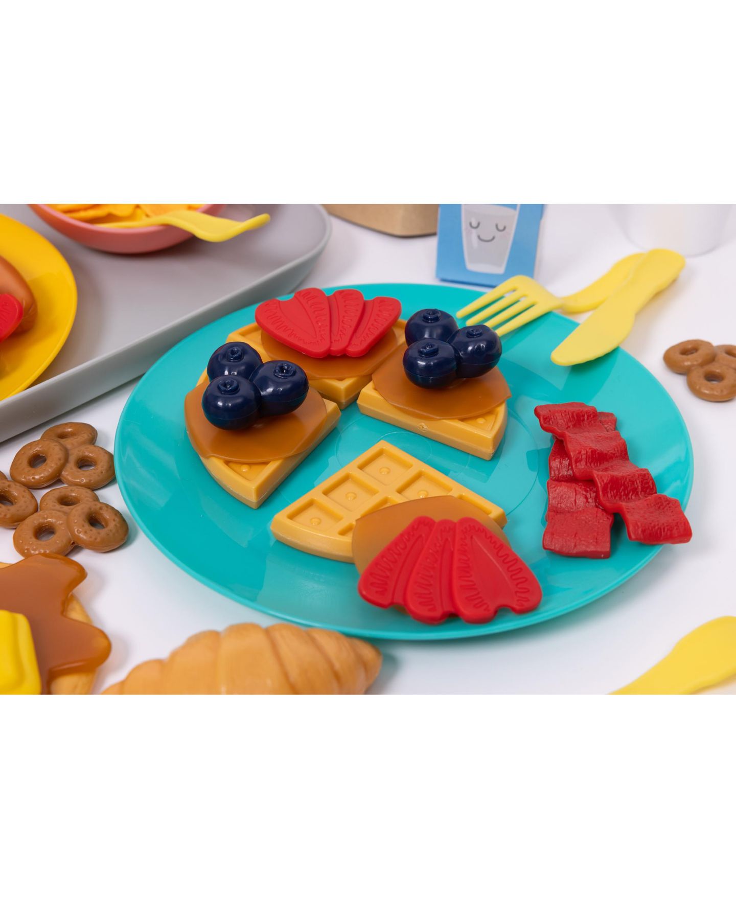 Детский игровой набор NurtureNature Breakfast Delights Imaginative Minds 69-Piece Playset, от 3 лет, цвет: Open Miscellaneous — фото 8