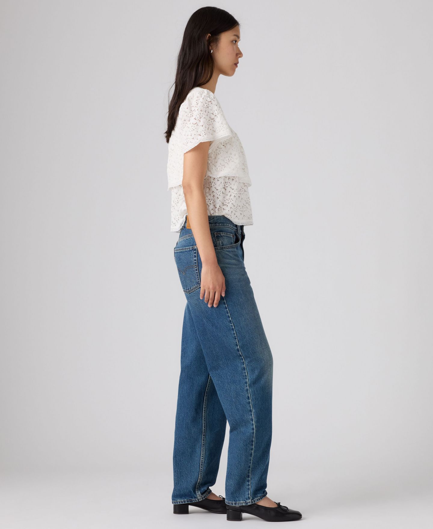 Женские джинсы Levi's Loose Taper Mid-Rise, цвет: Lets Fly — фото 4