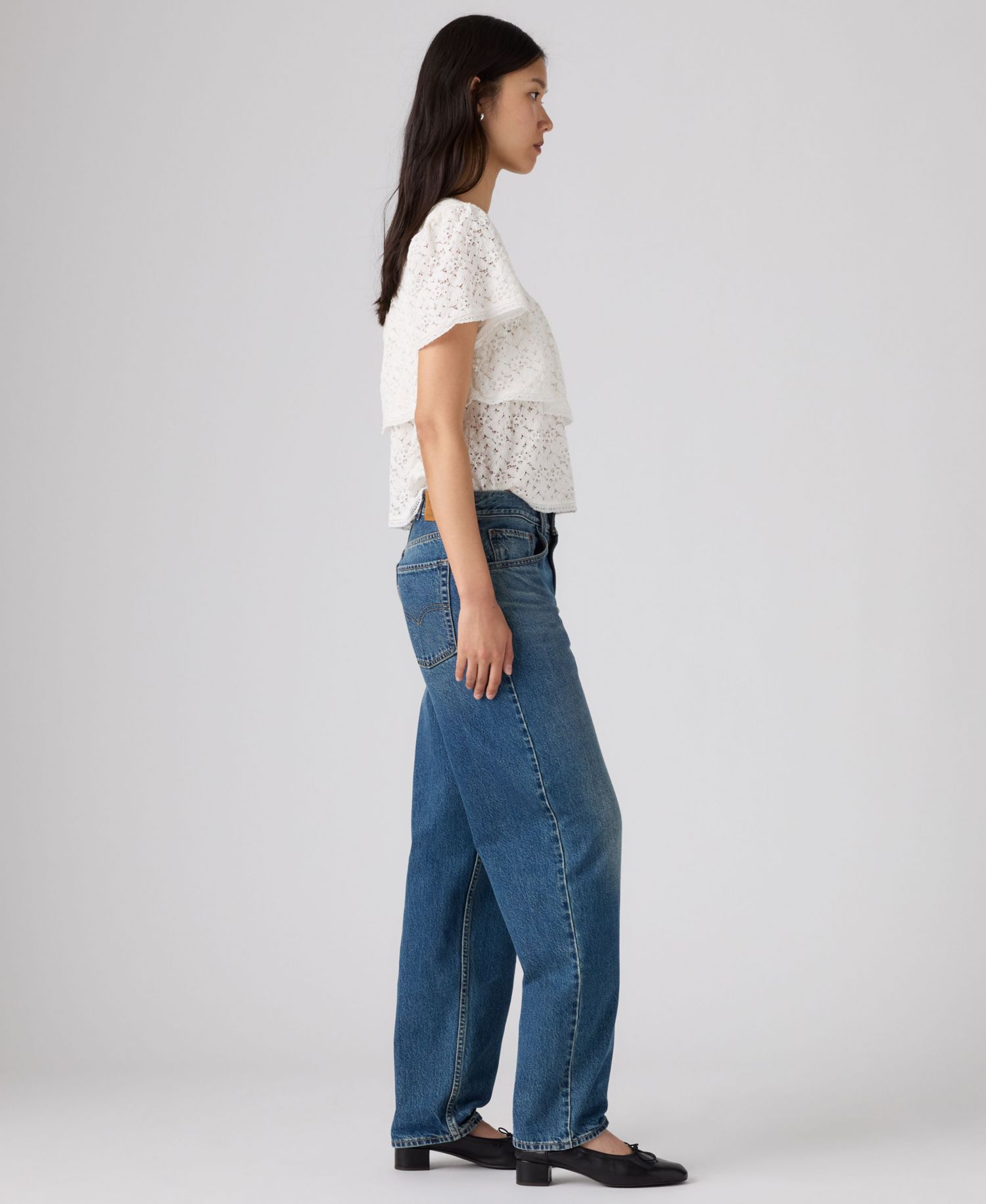 Women's Loose Taper H226 Mid-Rise Denim Jeans