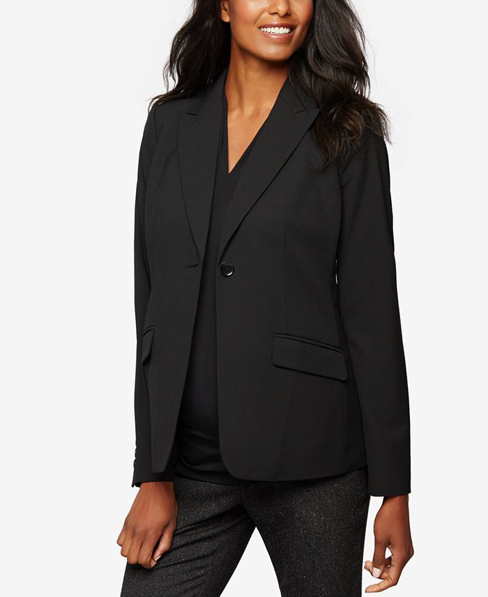 A Pea in the Pod Maternity Two-Button Blazer - Macy's