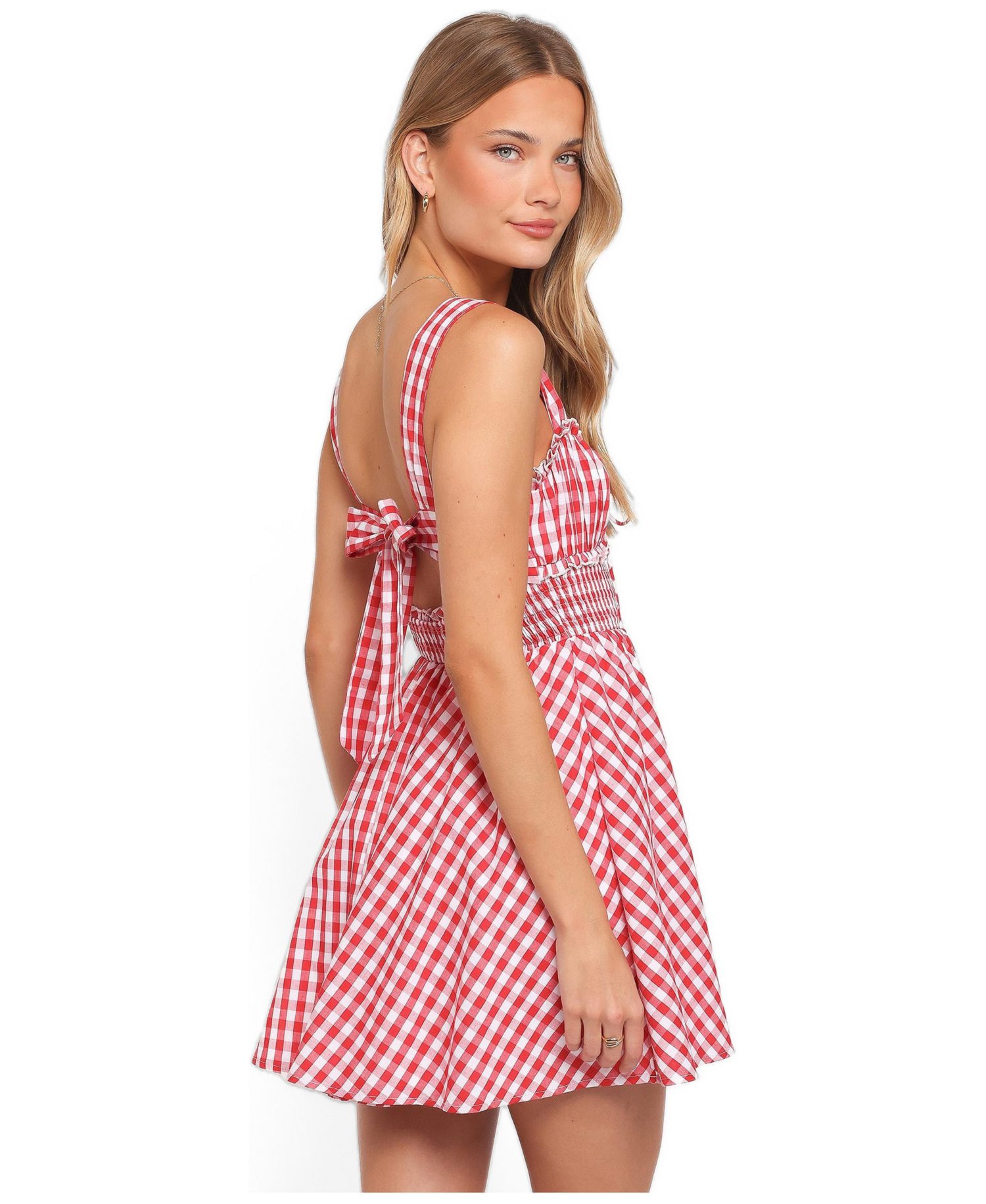 Women's Naima Gingham Sweetheart Dress