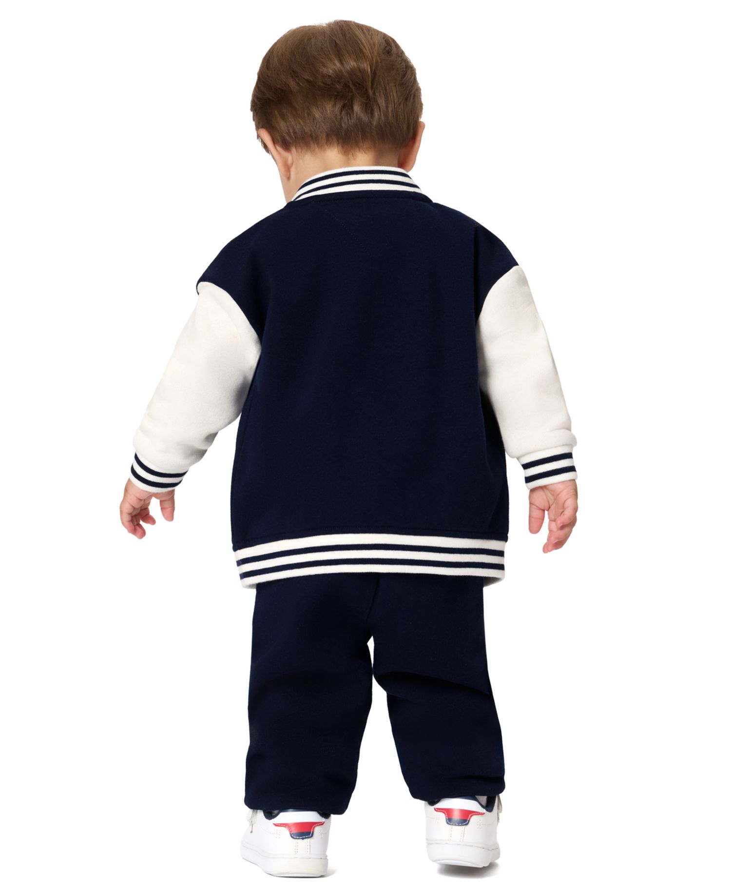 Baby Boys' Fleece Varsity Jacket, T-Shirt and Jogger Pants, 3-Piece Set