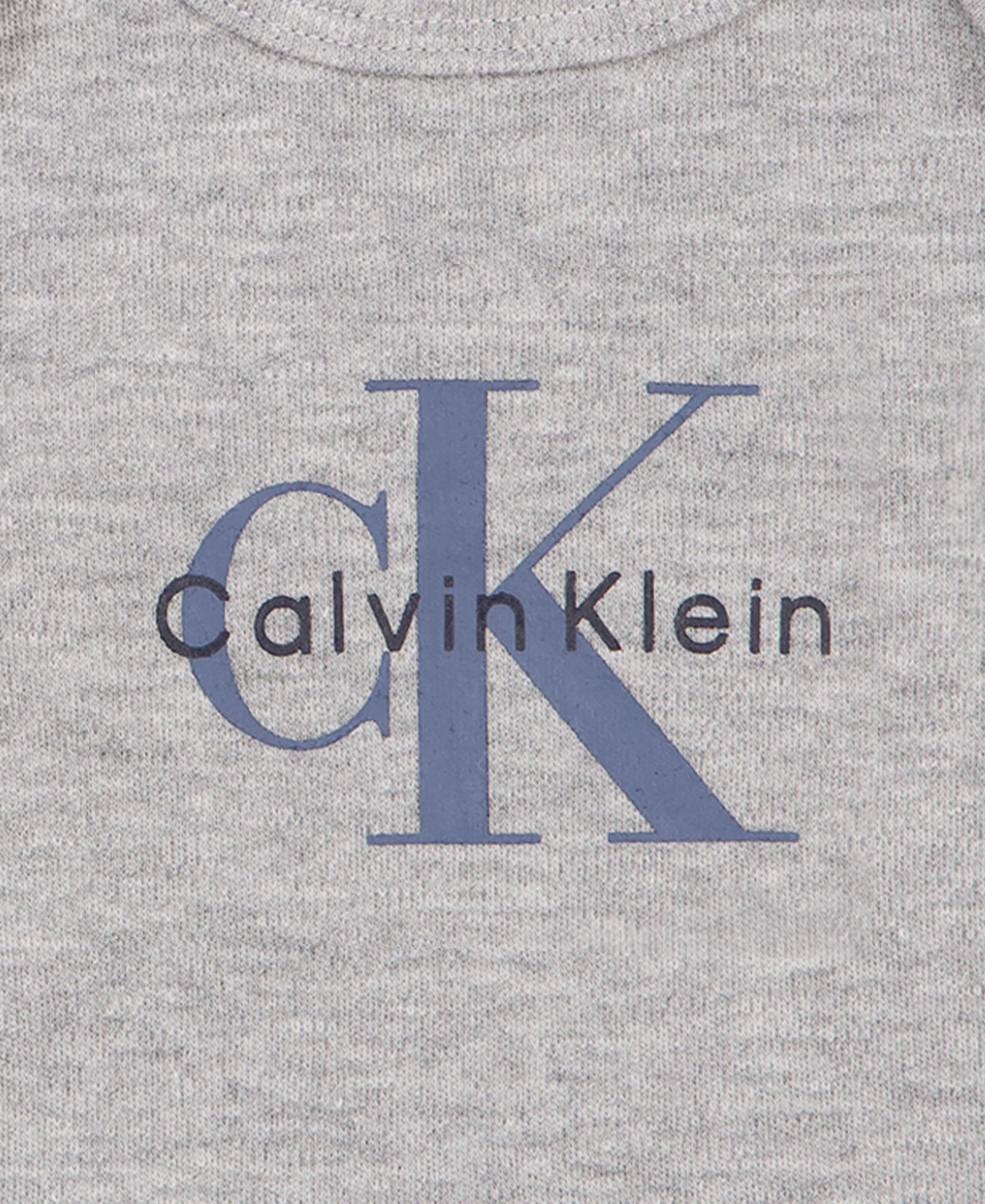 Calvin Klein Baby Boys' Cotton-Blend Knit Bodysuits and Jogger Pants, 3-Piece Set, цвет: Тёмно-синий / Серый — фото 5