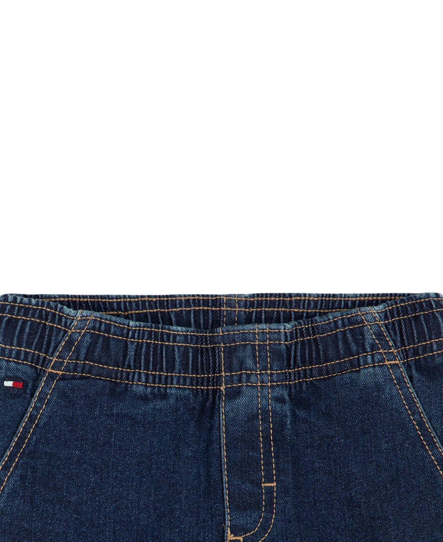 Baby Boys' Short-Sleeve Denim Bodysuit and Jogger Pants, 2-Piece Set