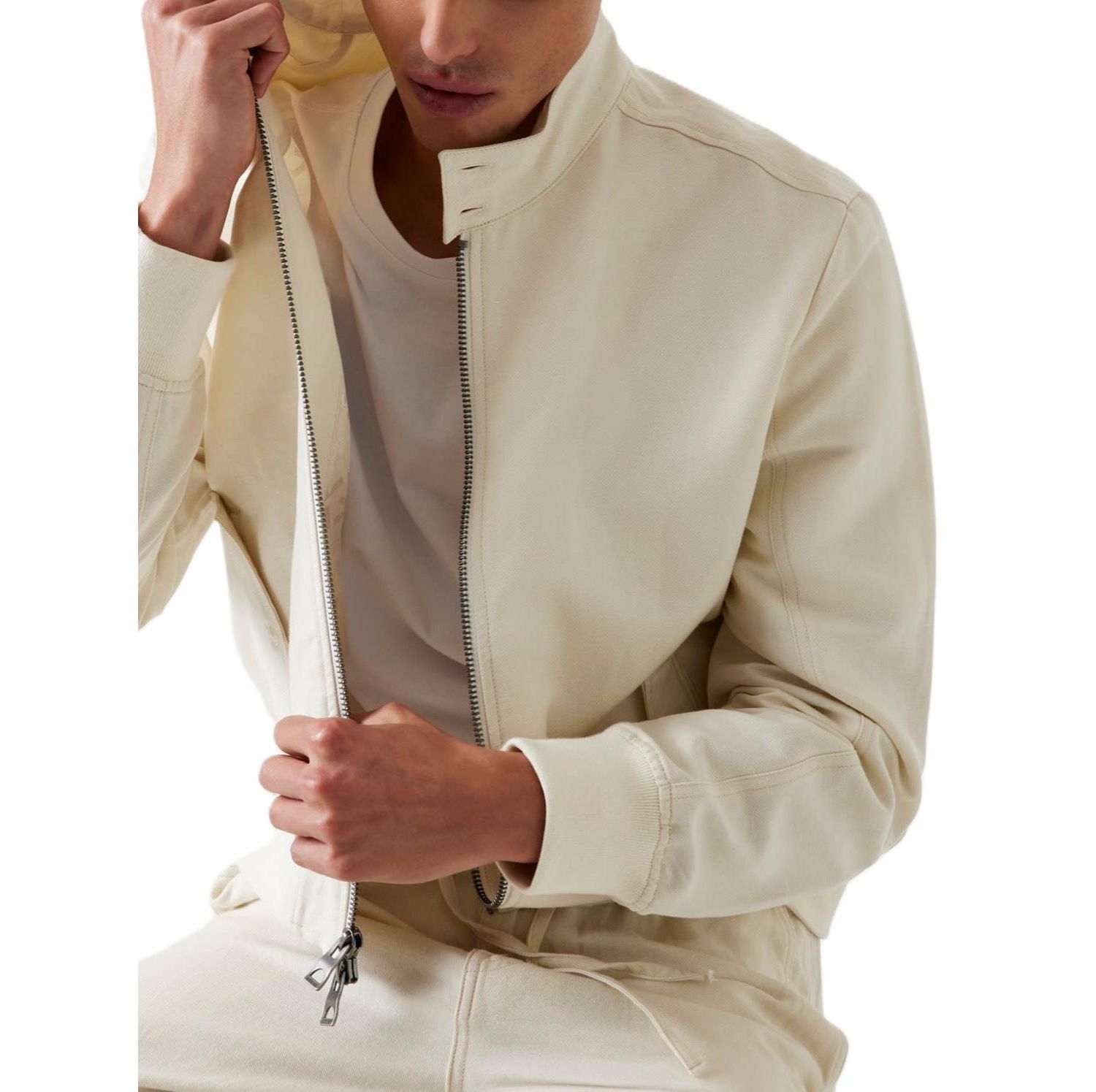 Men's Nolan Linen Harrington Jacket