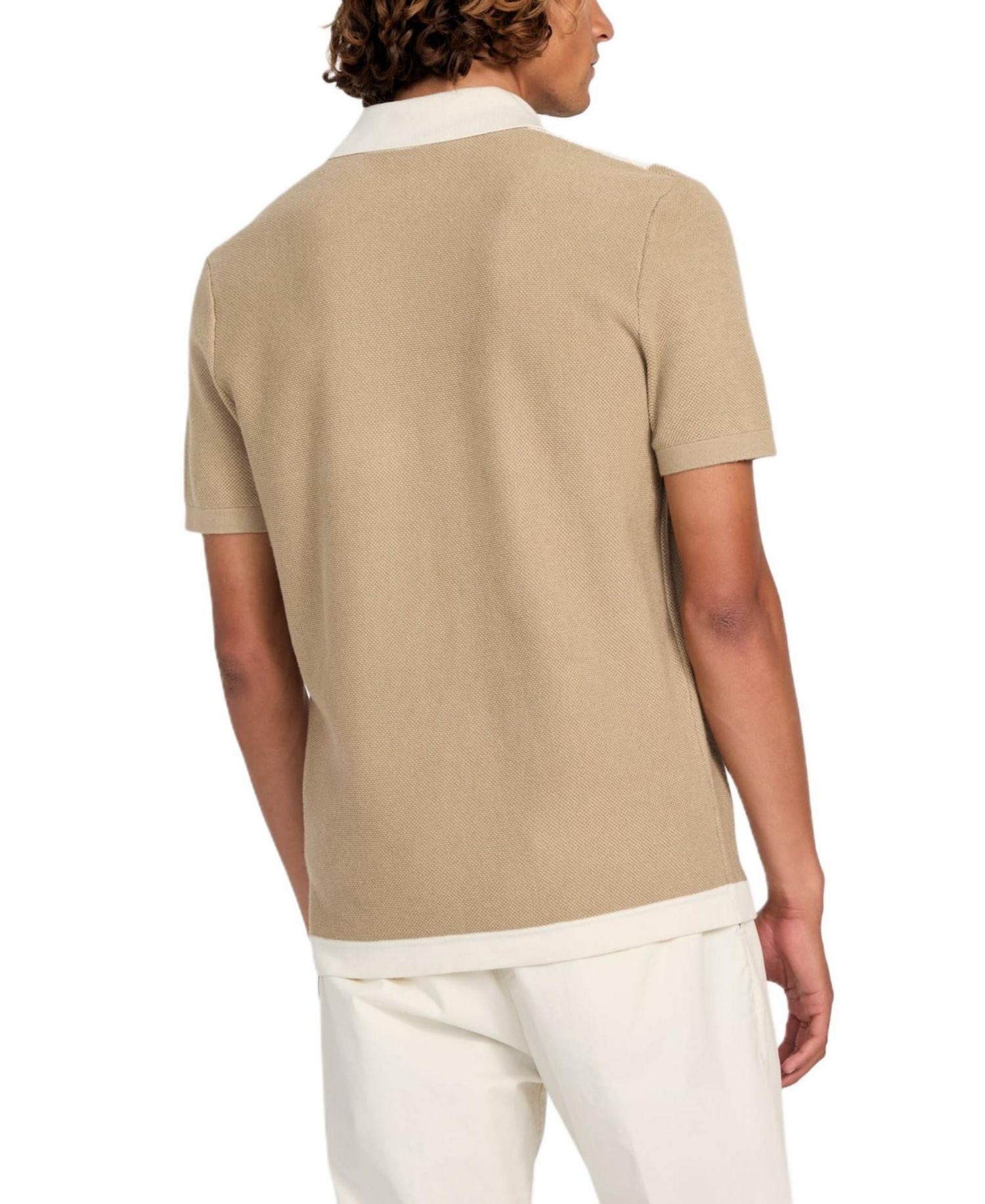 Men's Humphrey Colorblocked Stripe Sweater Polo