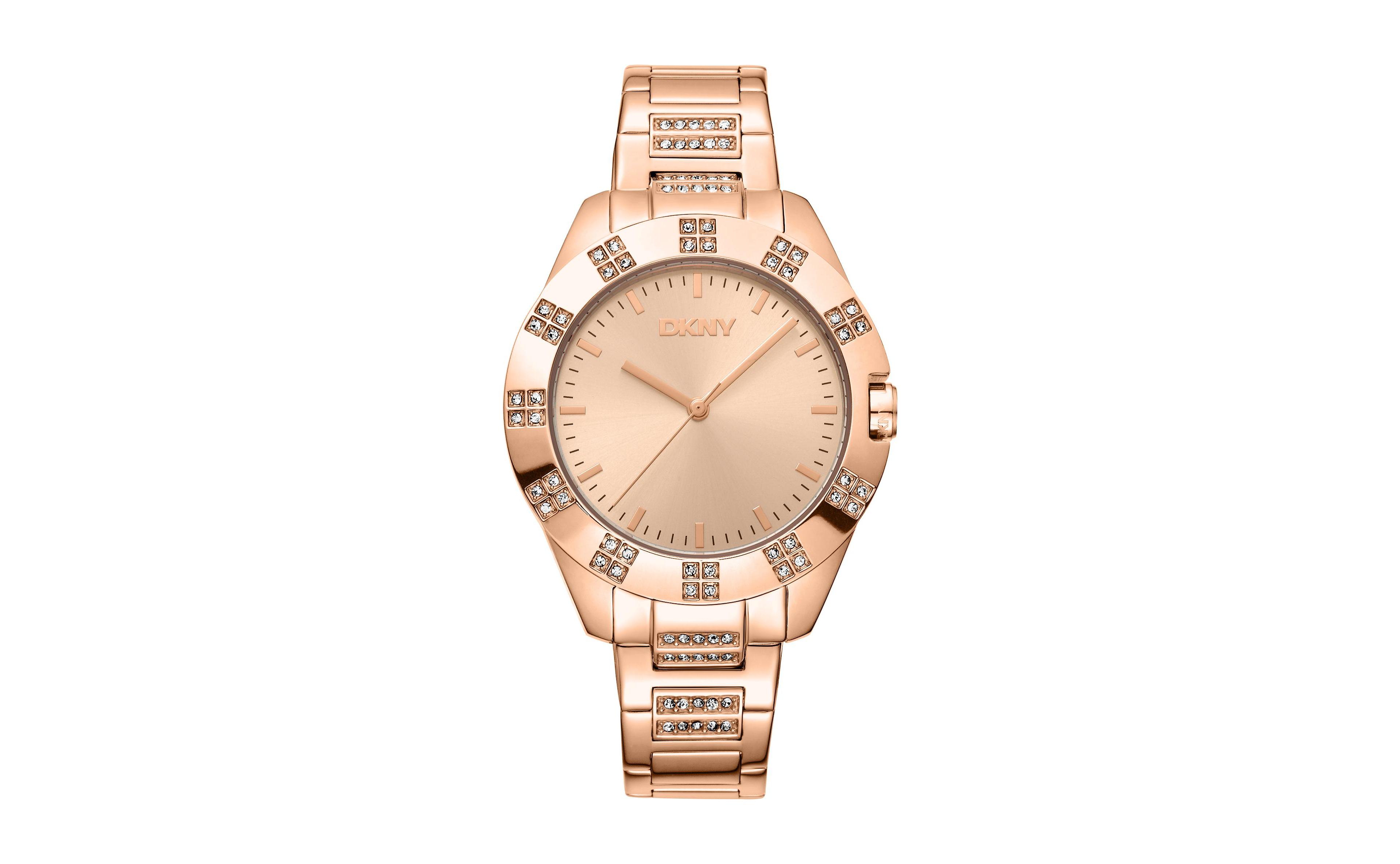 Dkny Women's Quartz Evening Stainless Steel Bracelet Watch, 36 mm