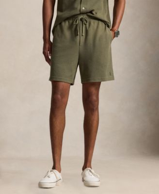 Men's Textured Pointelle Shorts, 6" Inseam