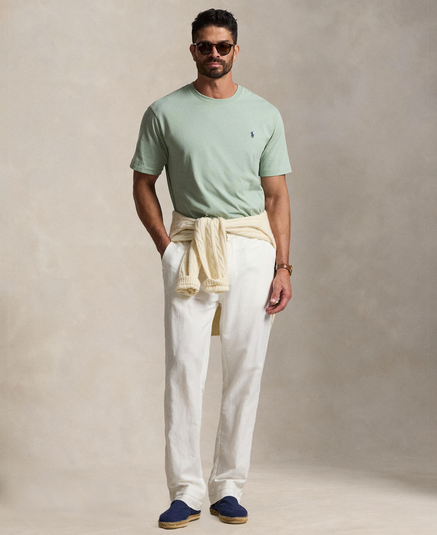 Men's Big & Tall Jersey Crewneck T-Shirt