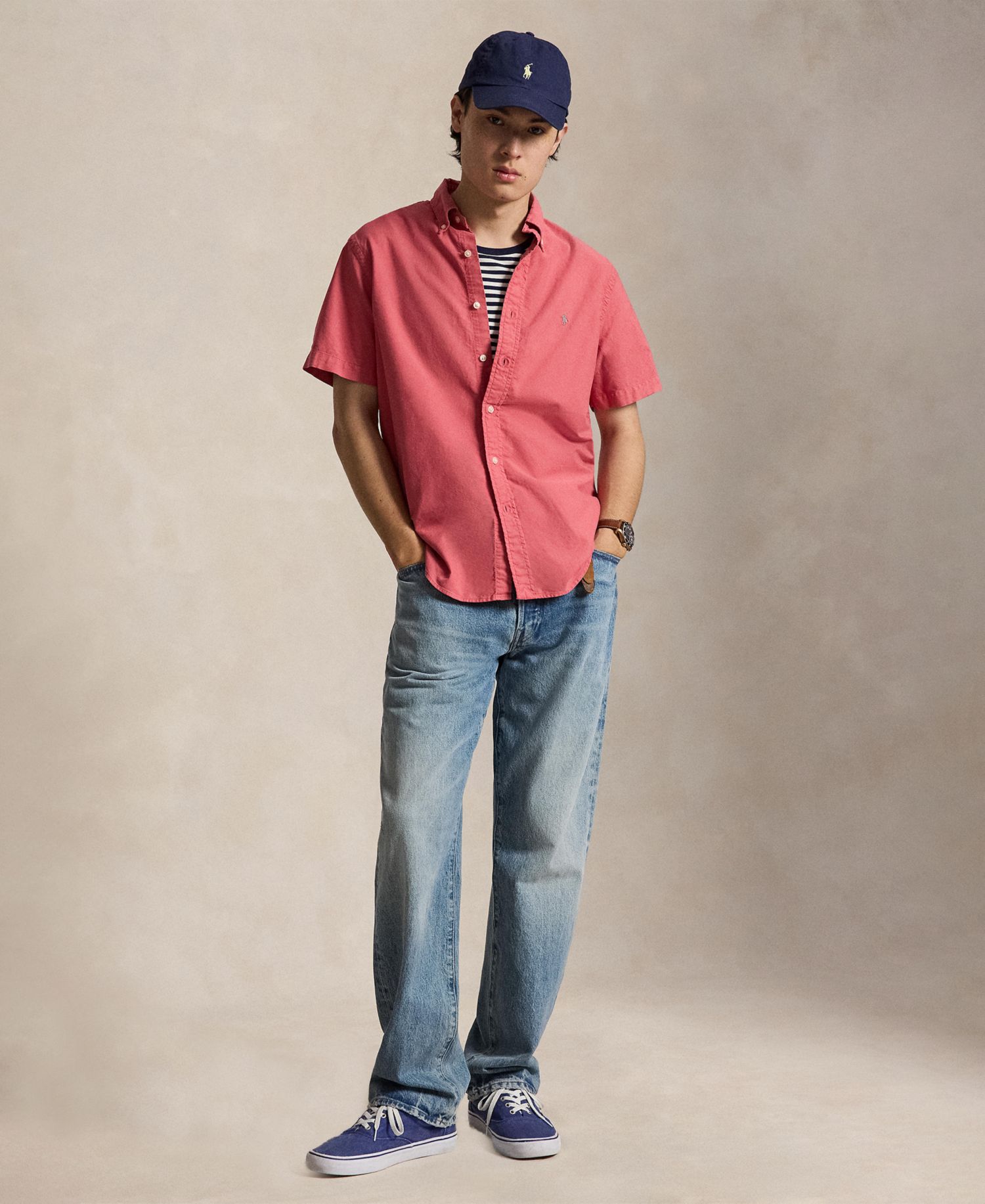 Men's Garment-Dyed Oxford Shirt