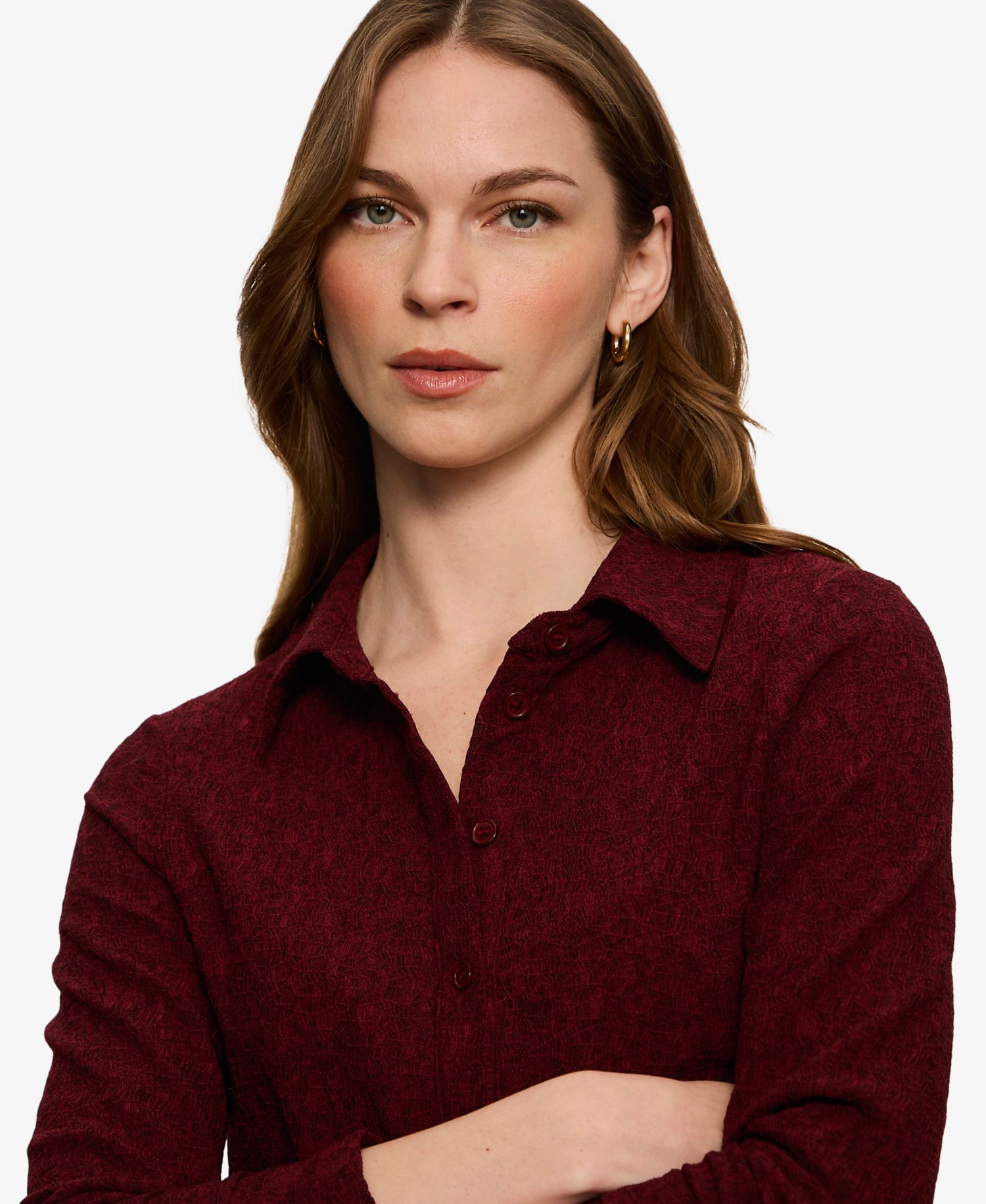 Women's Dreamer Long-Sleeve Spread-Collar Button-Up Shirt