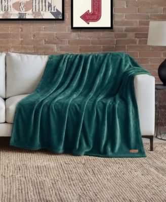 Solid Plush Throw, 50" x 70"