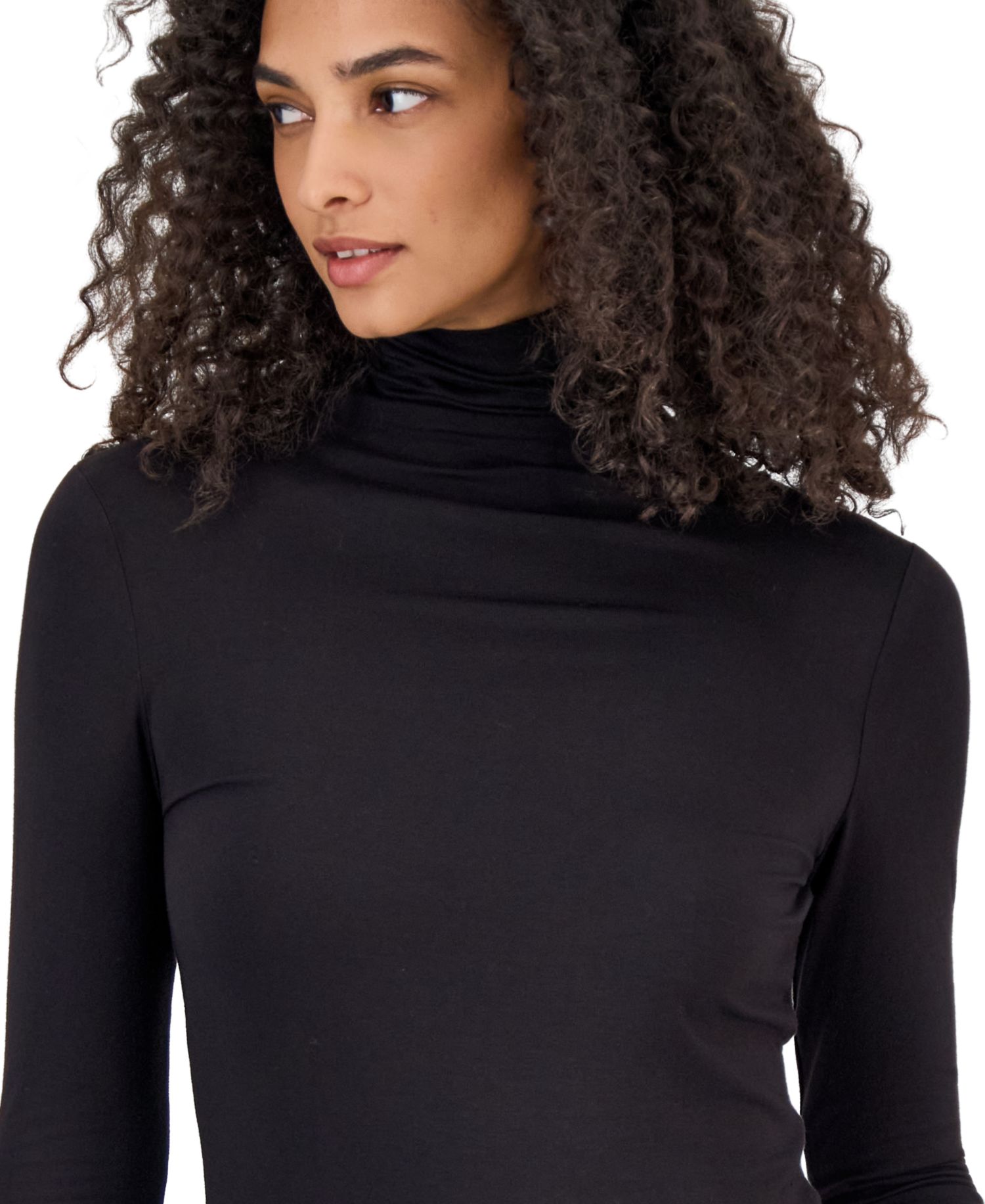 Women's Long-Sleeve Seamless Turtleneck