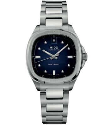 Unisex Swiss Automatic Multifort TV Stainless Steel Watch 35mm