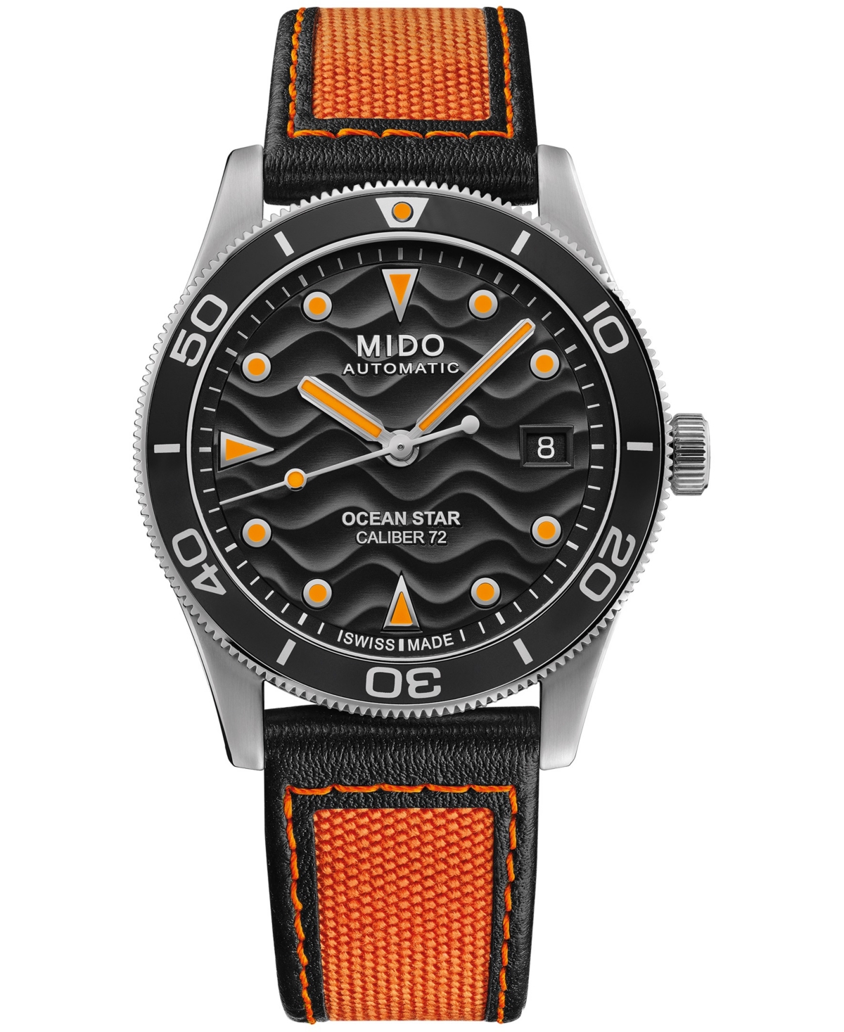 Mido Men's Automatic Sport Ocean Star Fabric Strap Watch, 39mm