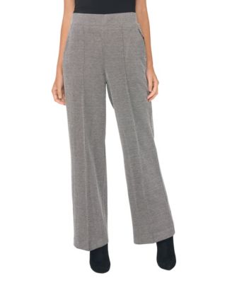 Women's Pintuck High-Rise Wide-Leg Pants