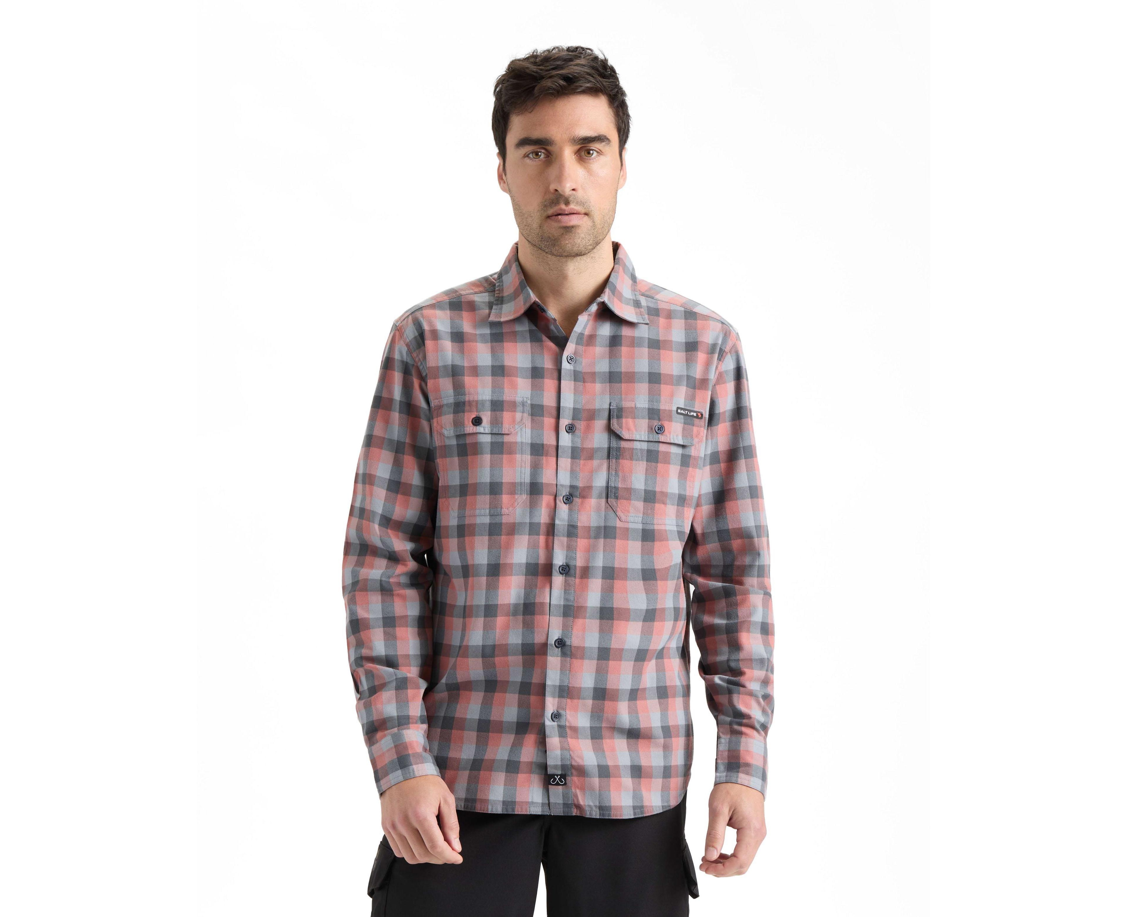 Salt Life Men's Hammer Slx Performance Flannel Shirt