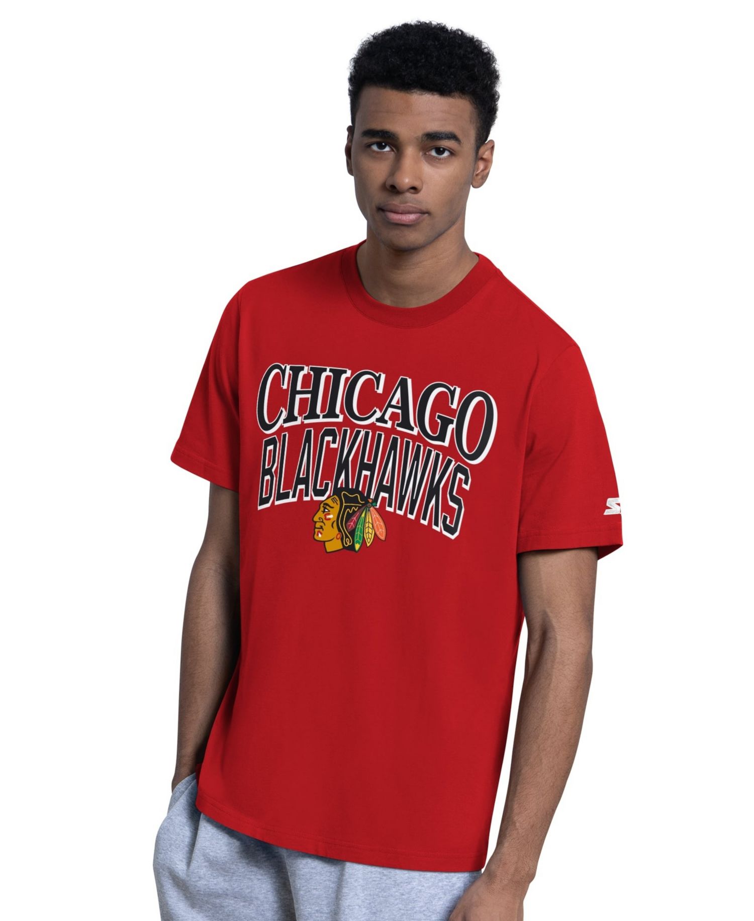 Men's Red/Heather Gray Chicago Blackhawks Two-Pack T-Shirt Set