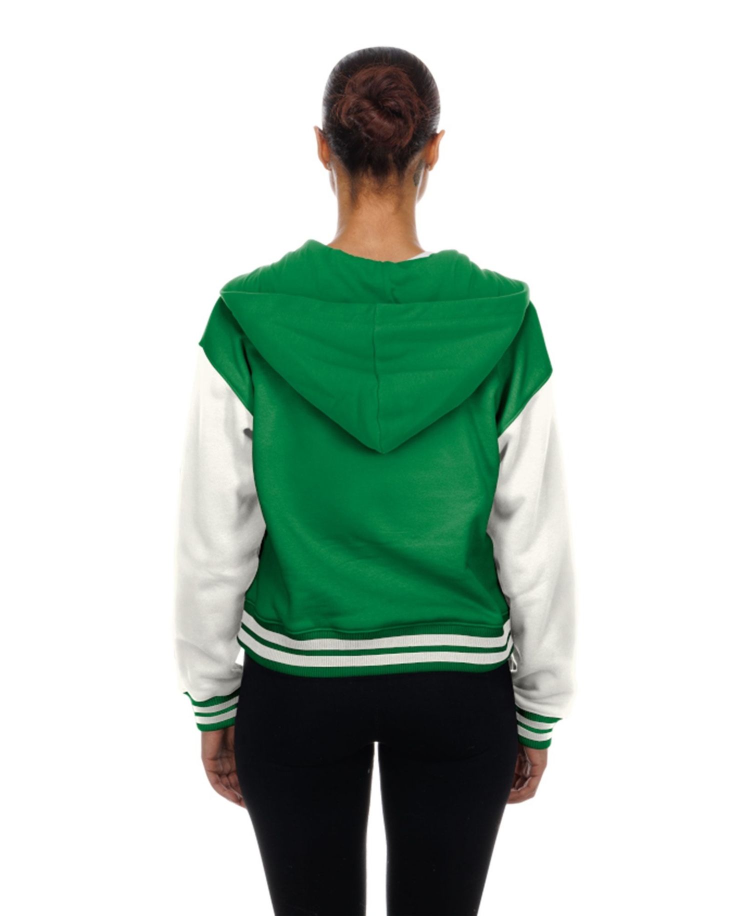 Women's Philadelphia Eagles Kelly Green Throwback Full-Snap Hooded Jacket