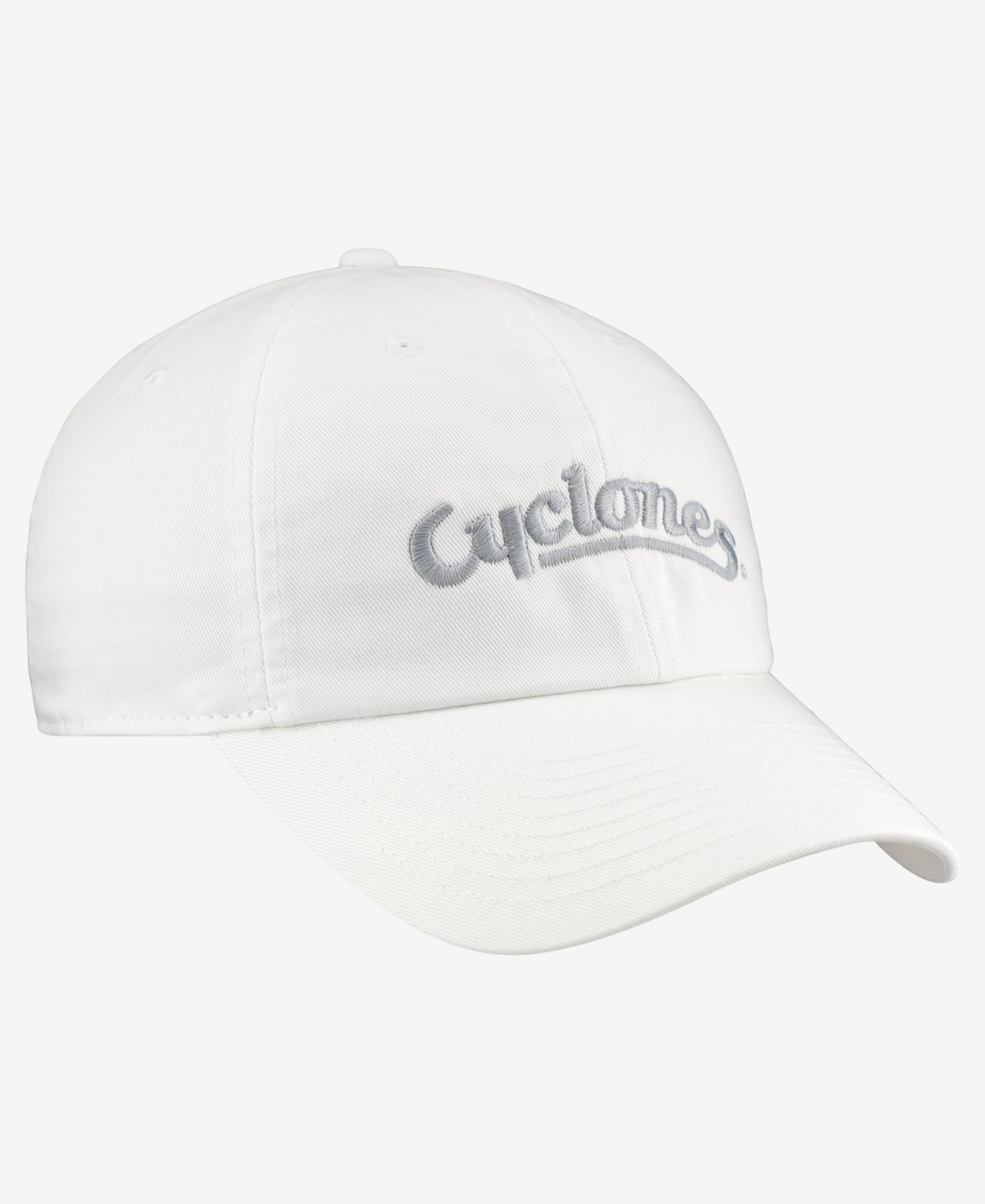 Кепка Nike Iowa State Cyclones White Club Adjustable Hat — фото 3