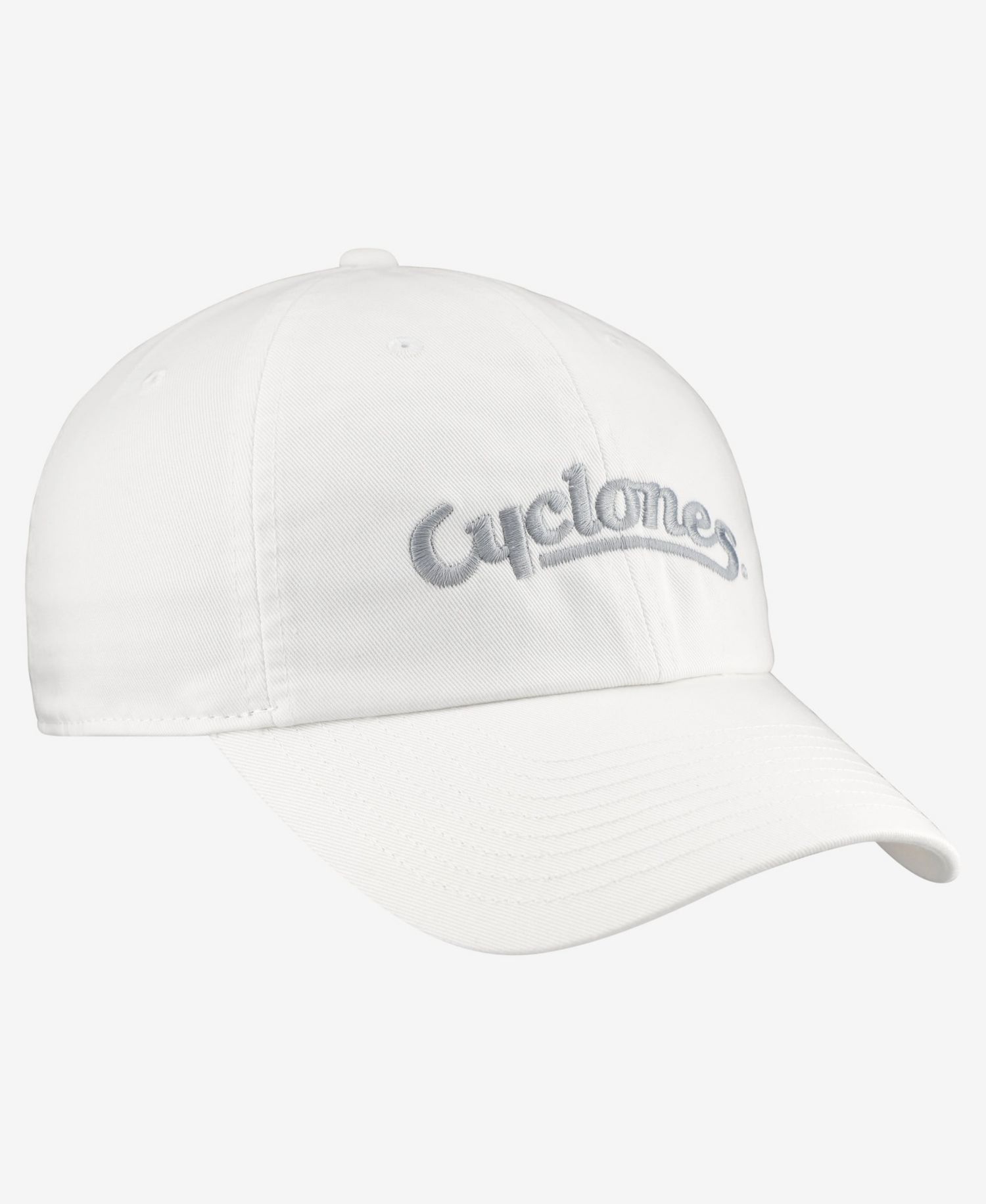 Men's and Women's Iowa State Cyclones White Club Adjustable Hat