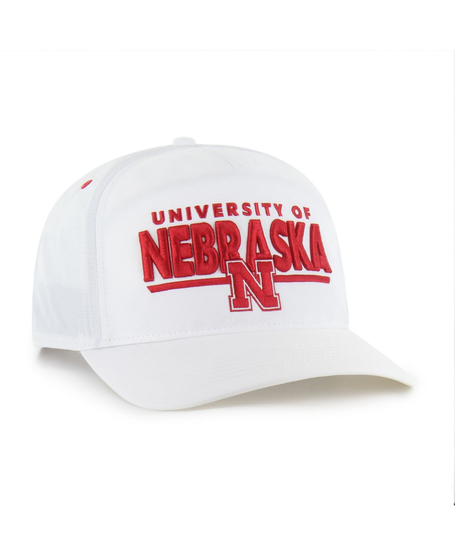 Men's and Women's '47 White Nebraska Huskers brrr&deg; Expressway Hitch Adjustable Hat