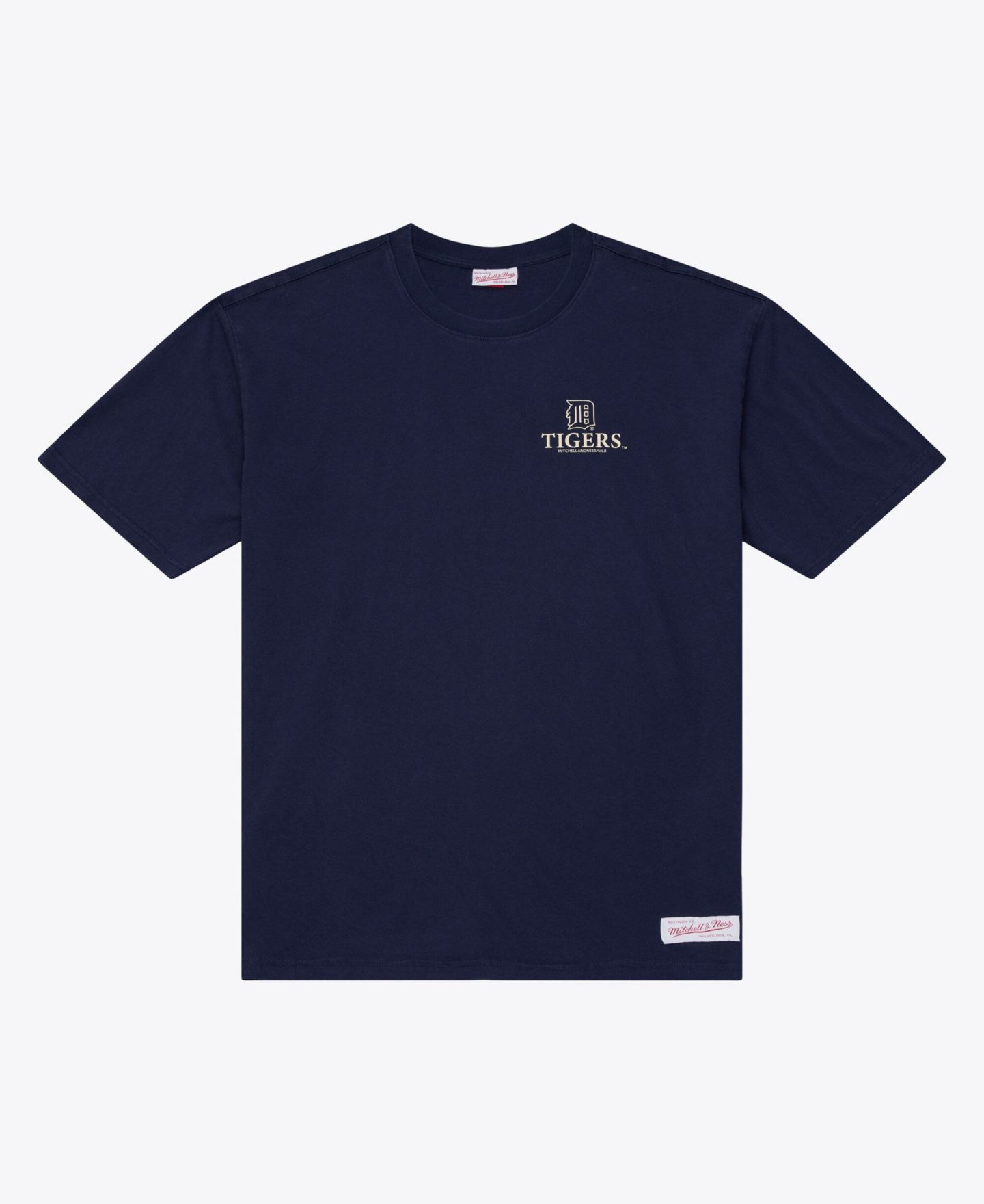 Мужская футболка Mitchell & Ness Navy Detroit Tigers Core Essentials — фото 1