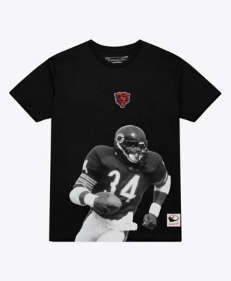 Men's Walter Payton Black Chicago Bears Retired Solo Player T-Shirt