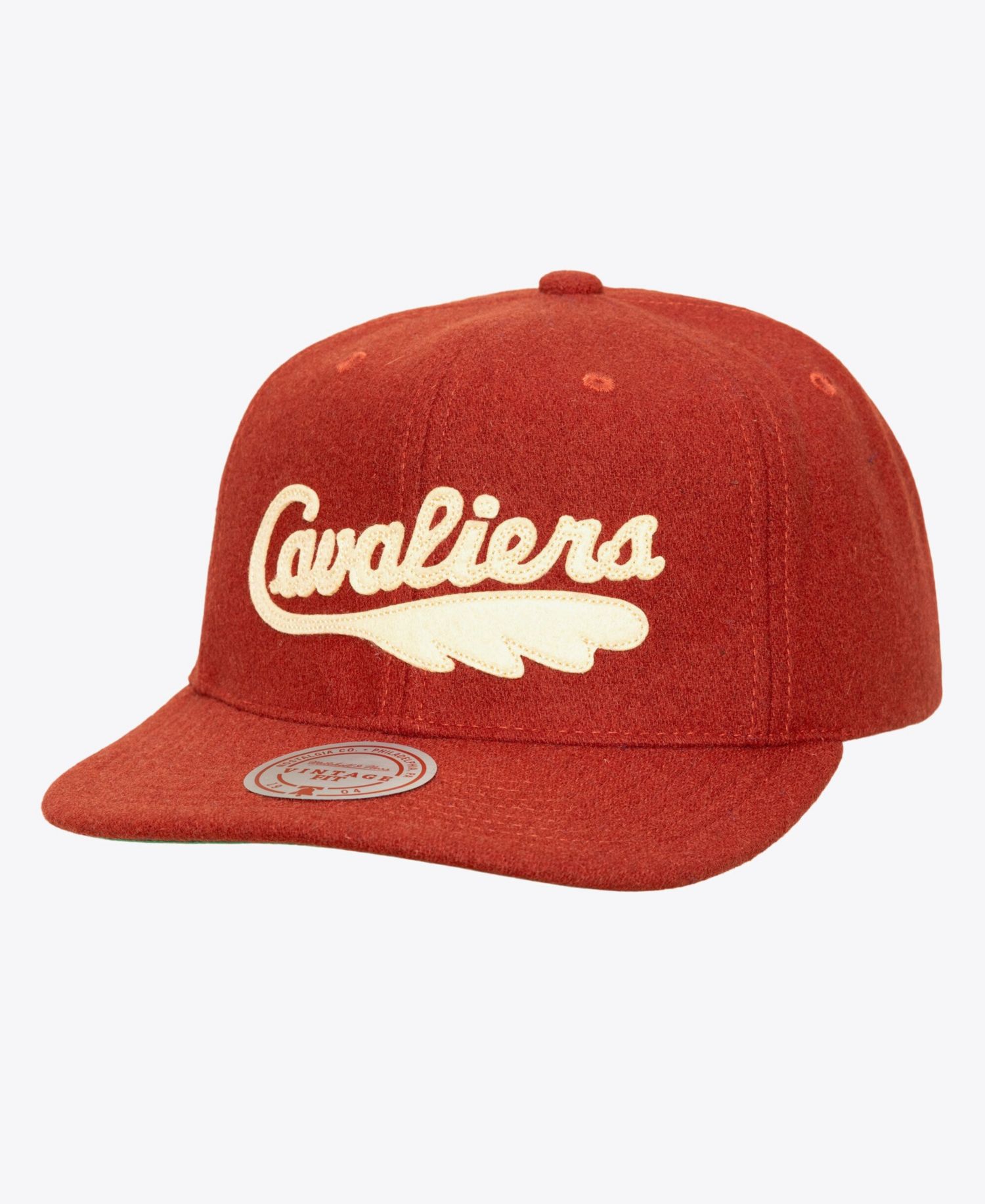 Men's Wine Cleveland Cavaliers Hardwood Classics Retro Roots Vintage Adjustable Hat