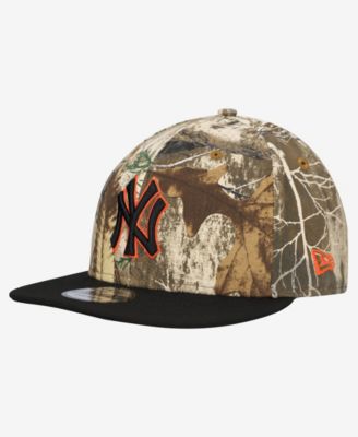 Men's Camo New York Yankees Realtree Orange Pop 9FIFTY Snapback Hat