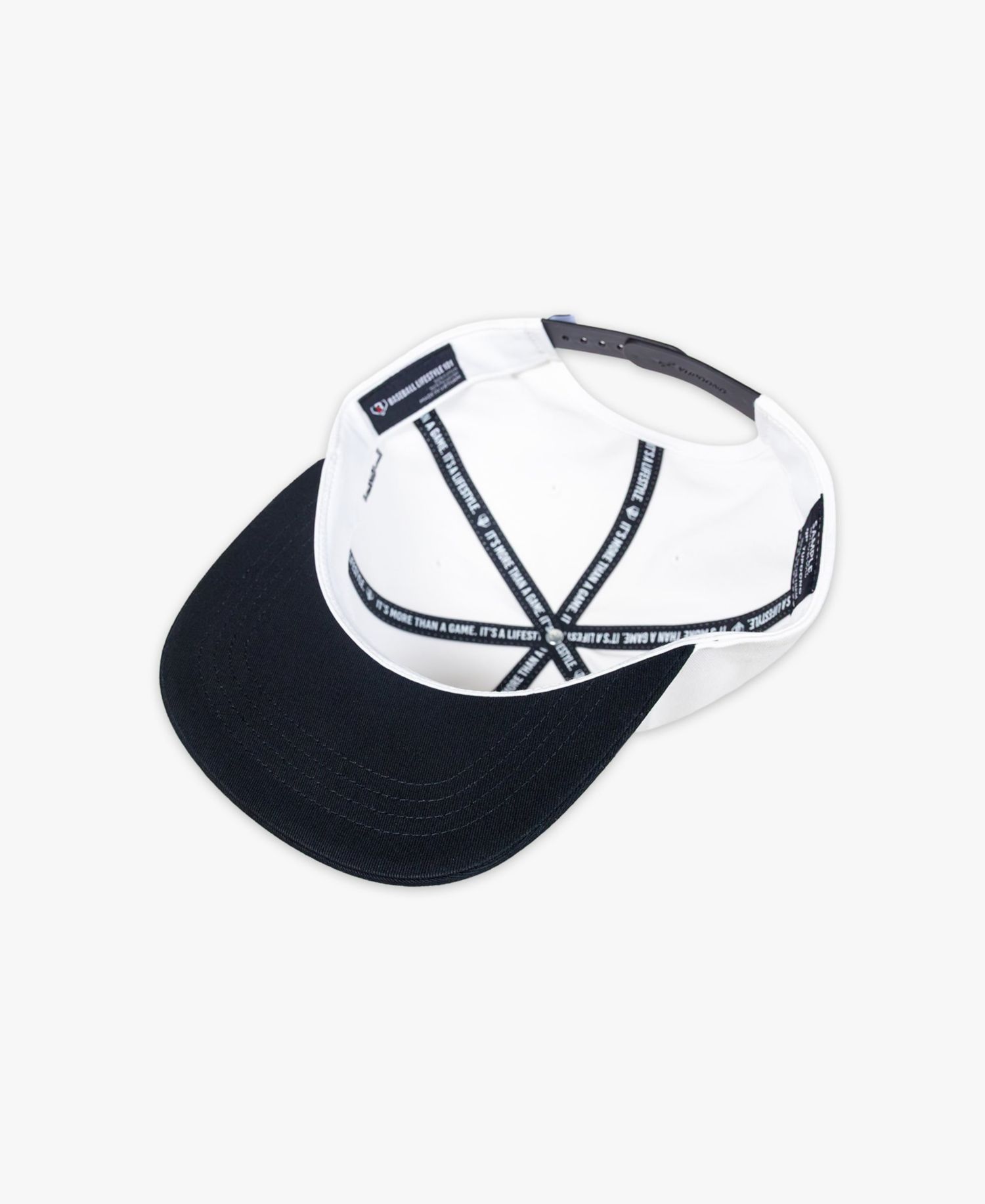 Big Boys and Girls White Established Snapback Hat
