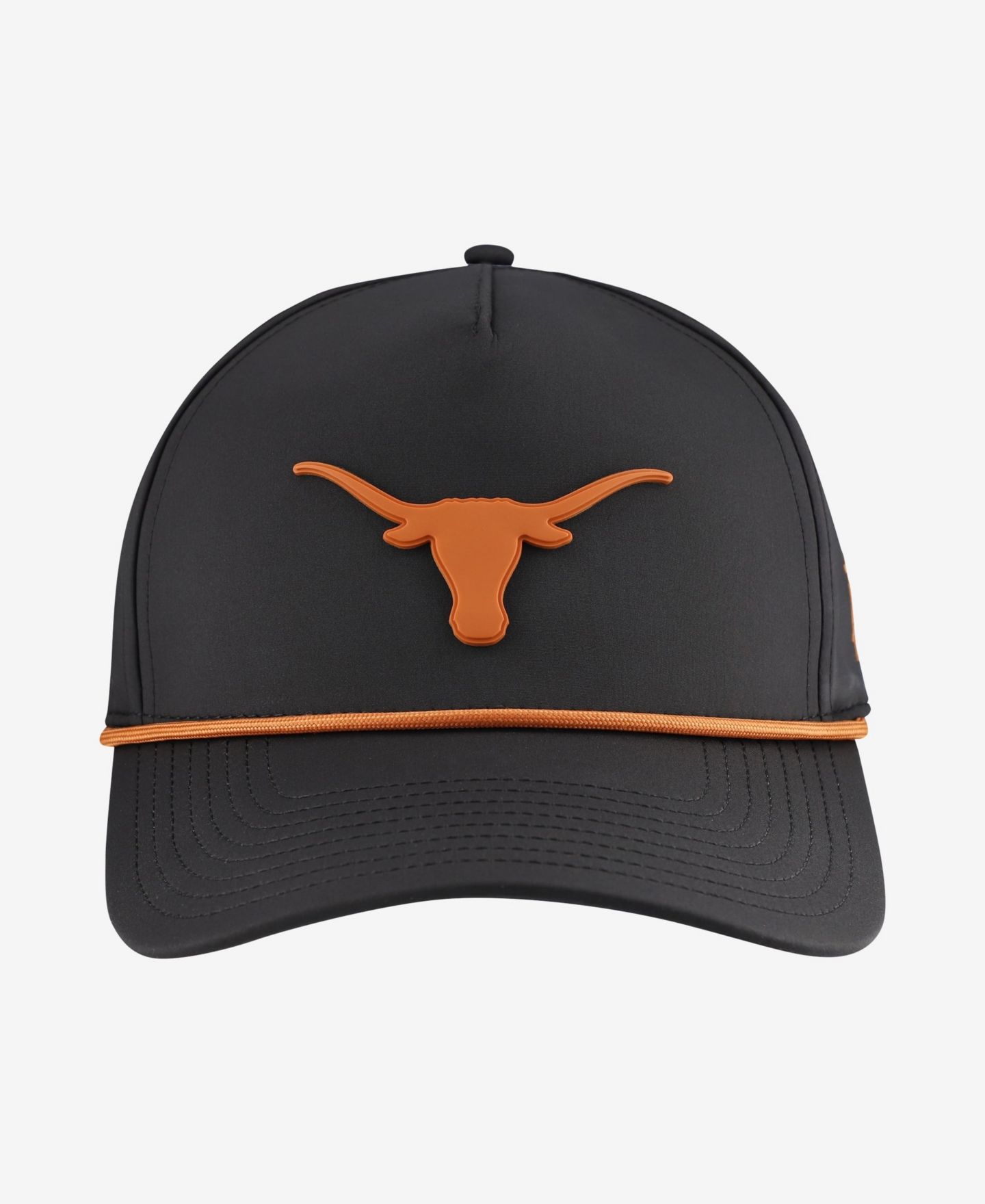 Мужской головной убор Branded Bills Black Texas Longhorns Classic Adjustable Rope Hat — фото 2