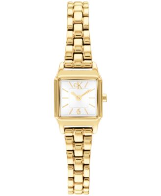 Women's Quartz Soft Form Gold-Tone Stainless Steel Bracelet Watch 17.1mm