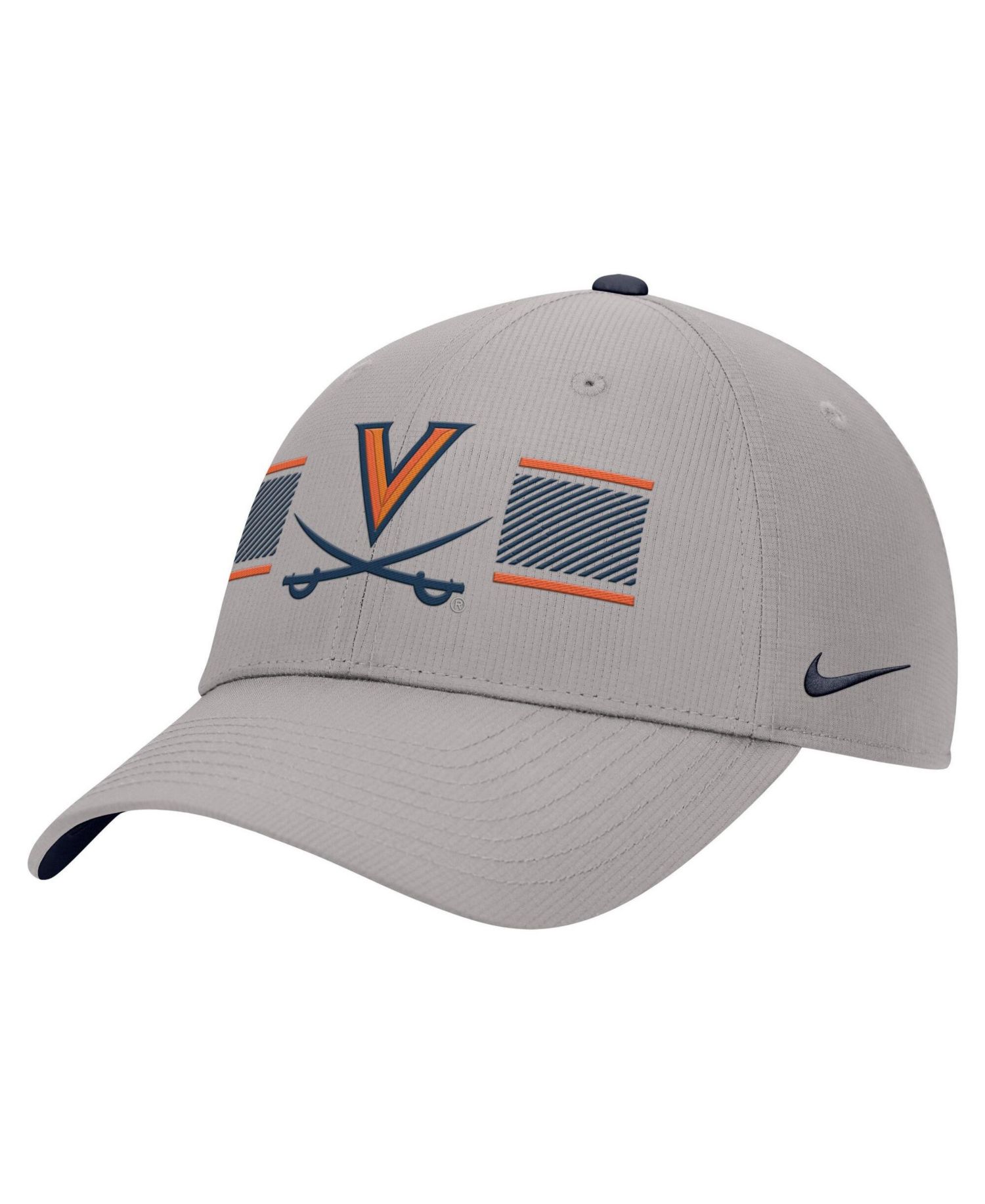 Men's Gray Virginia Cavaliers Ripstop Dri-FIT Adjustable Hat