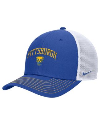 Men's Royal Pitt Panthers Rise Adjustable Trucker Hat