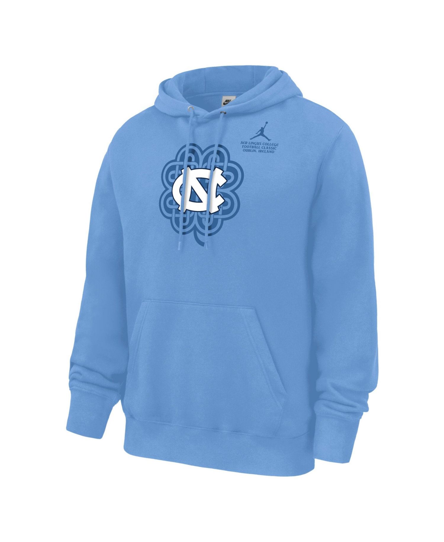 Men's Carolina Blue North Carolina Tar Heels 2026 Aer Lingus College Football Classic Hoodie
