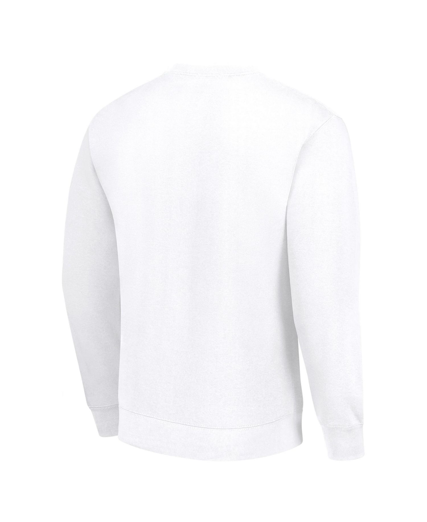 Men's White Las Vegas Raiders Team Logo Pullover Sweatshirt