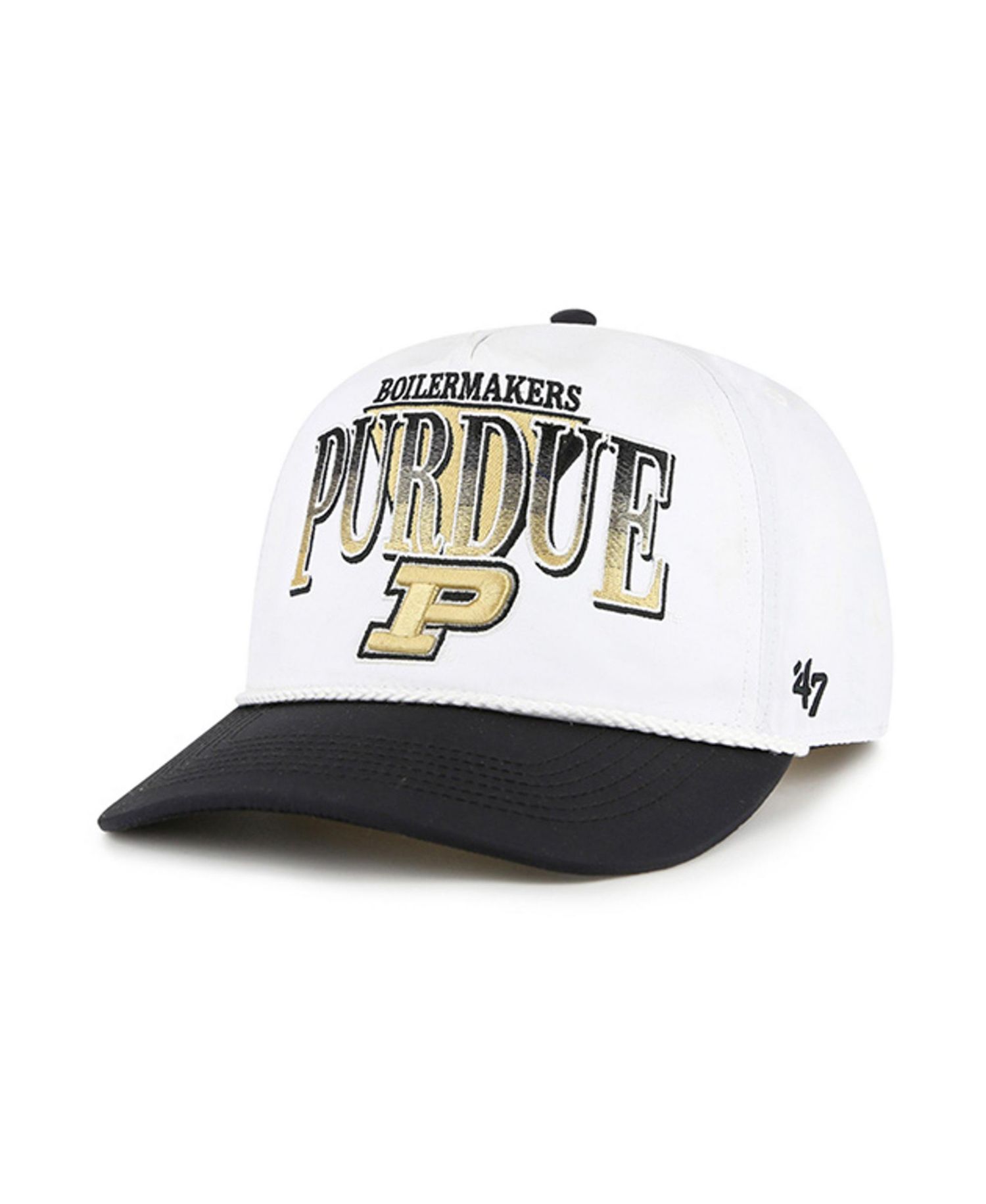 Men's '47 White Purdue Boilermakers Tribute Hitch Adjustable Hat