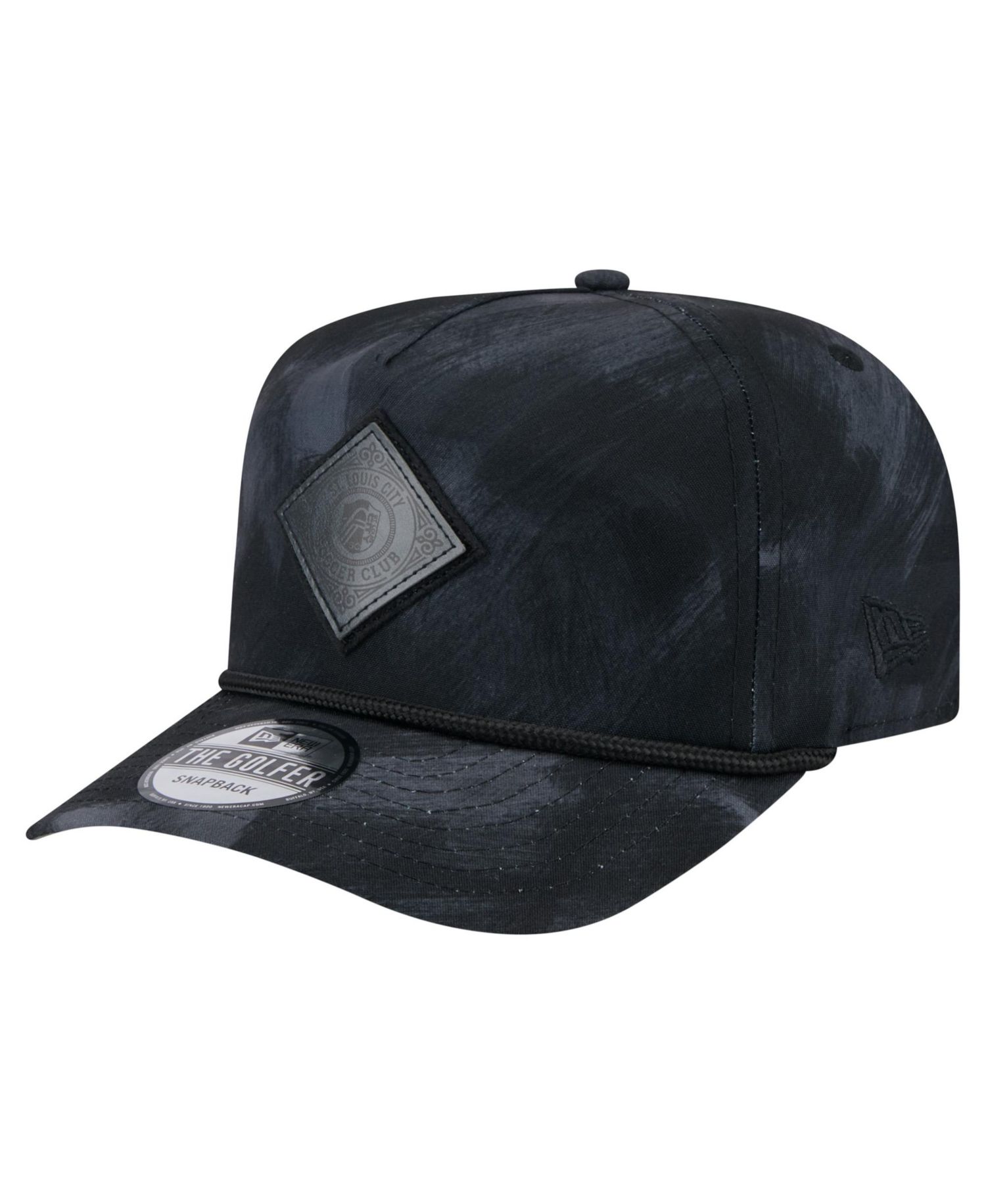 Men's Black St. Louis City SC Golfer Snapback Hat