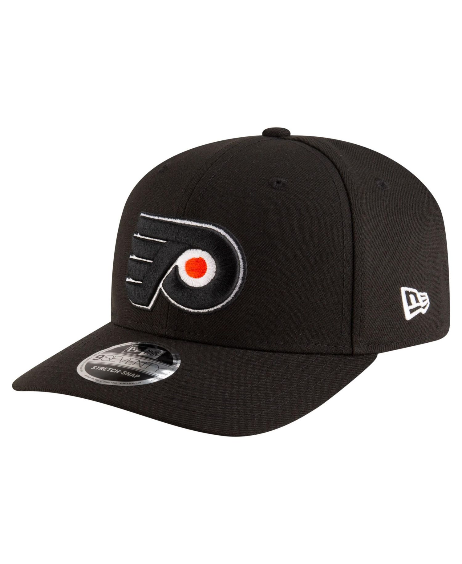 Men's Black Philadelphia Flyers 9SEVENTY COOLERA Adjustable Hat