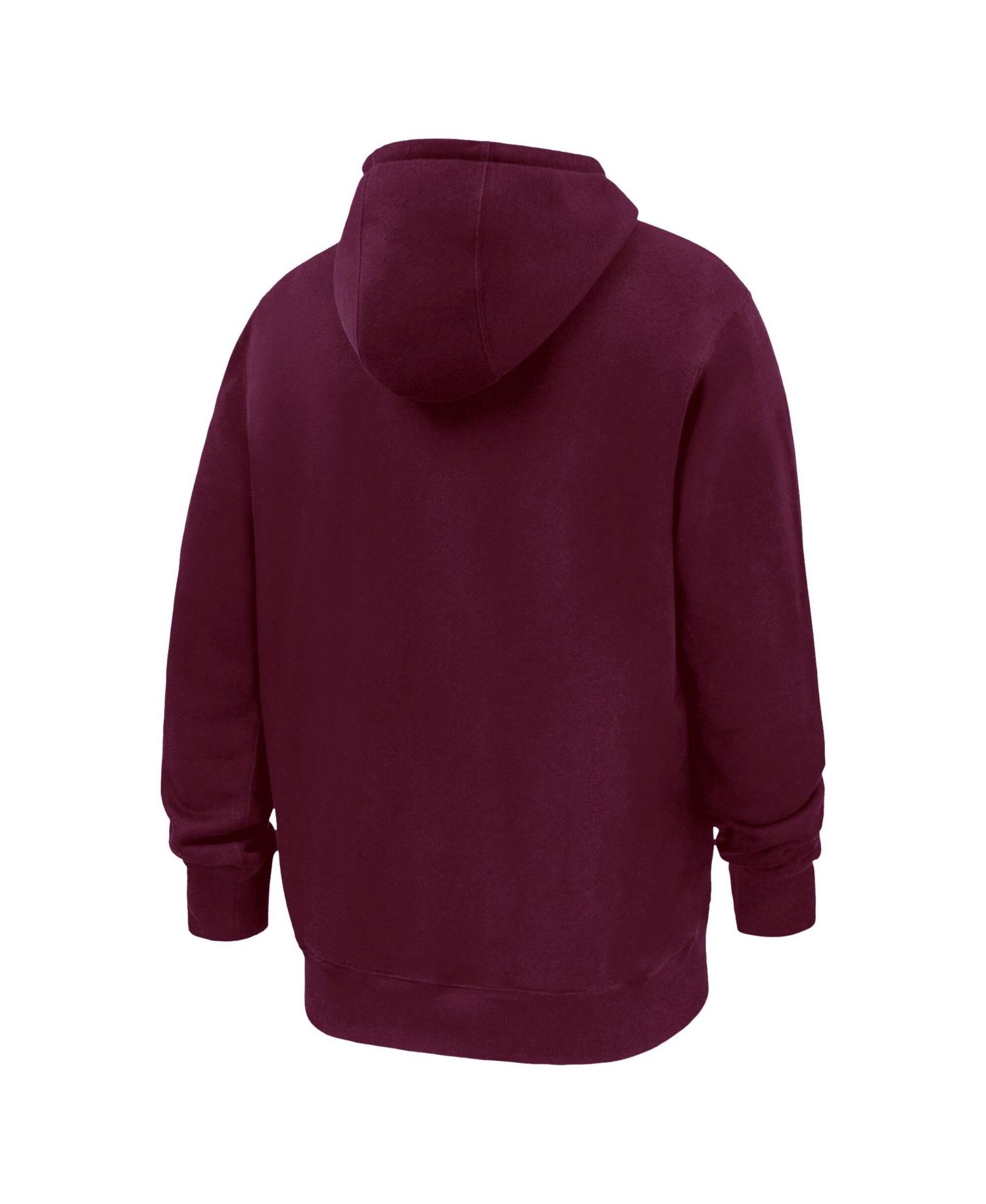 Men's Maroon Virginia Tech Hokies Rushing Hokie Club Fleece Hoodie