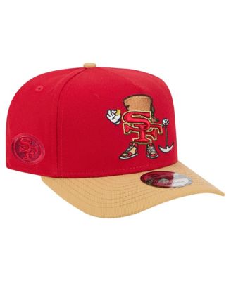 Men's Scarlet/Gold San Francisco 49ers Cartoon A-Frame 9FIFTY Snapback