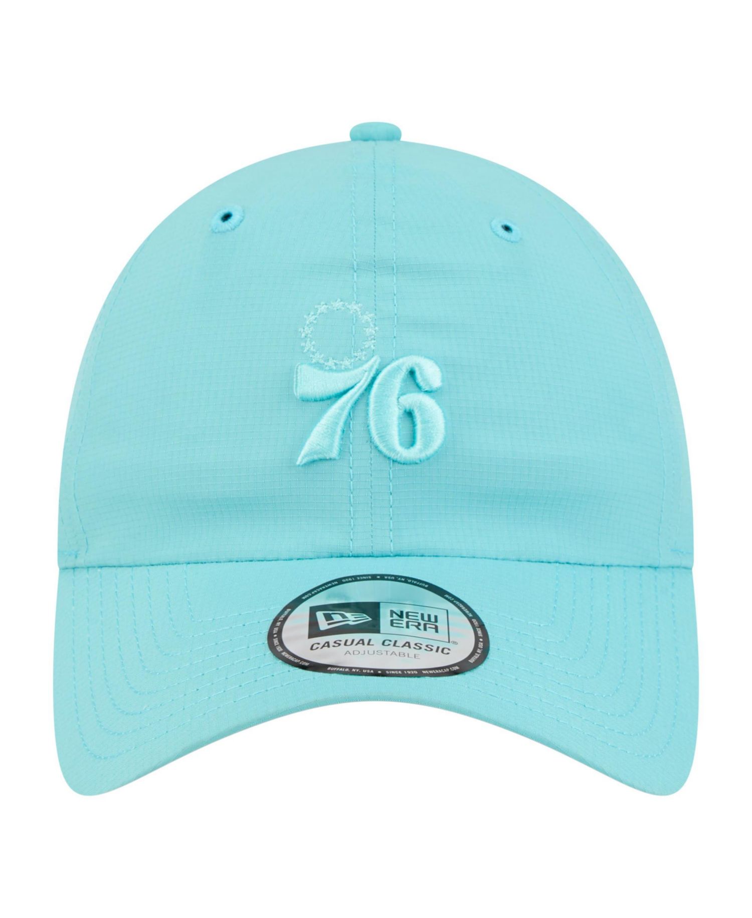 Men's and Women's Turquoise Philadelphia 76ers Color Pack Ripstop Casual Classic Adjustable Hat