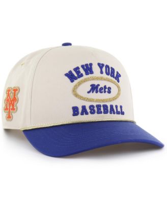 Women's Natural New York Mets  Glitter Rope Hitch Adjustable Hat