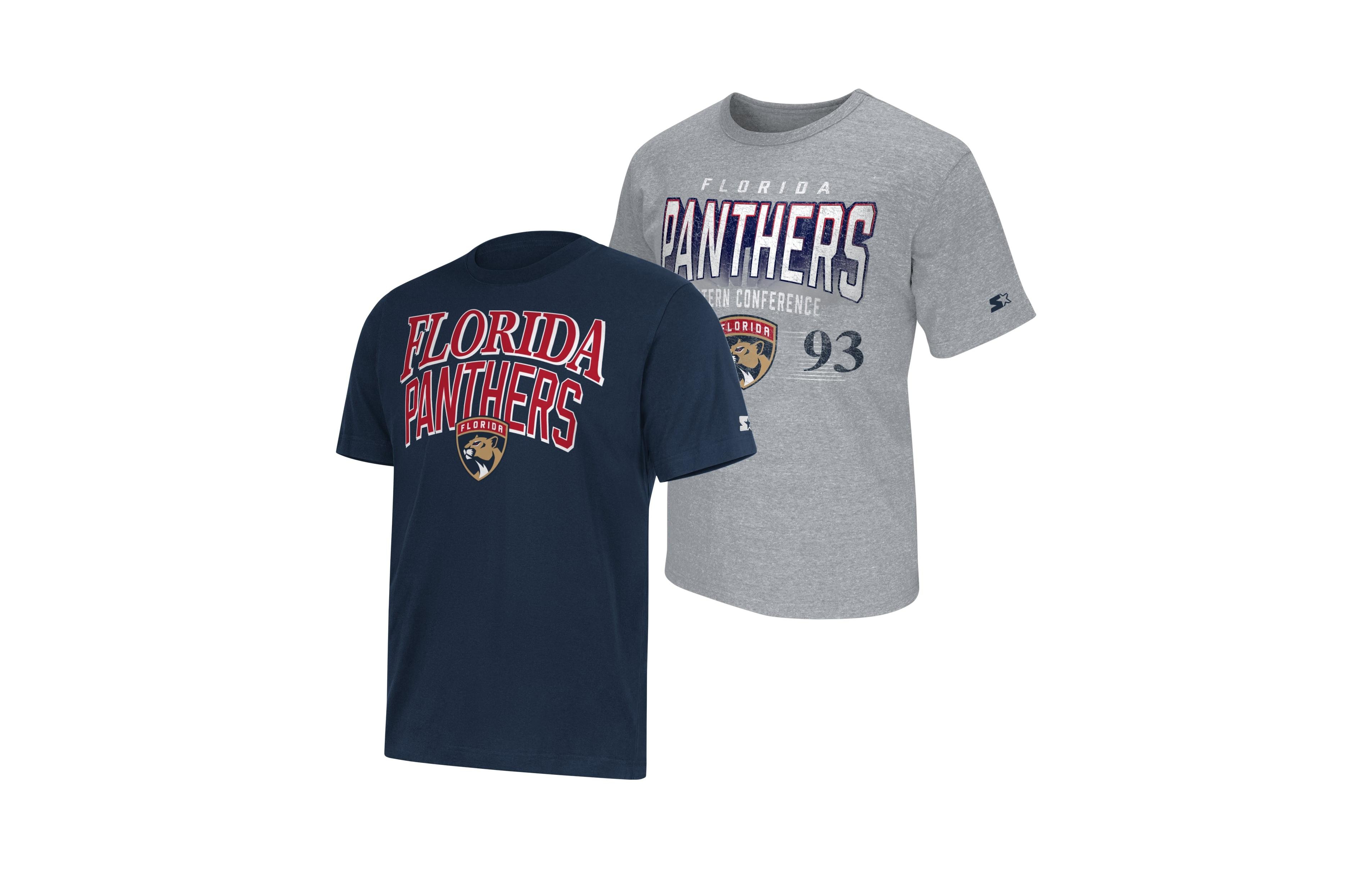 Starter Men's Florida Panthers Graphic T-Shirts, 2-Piece Set