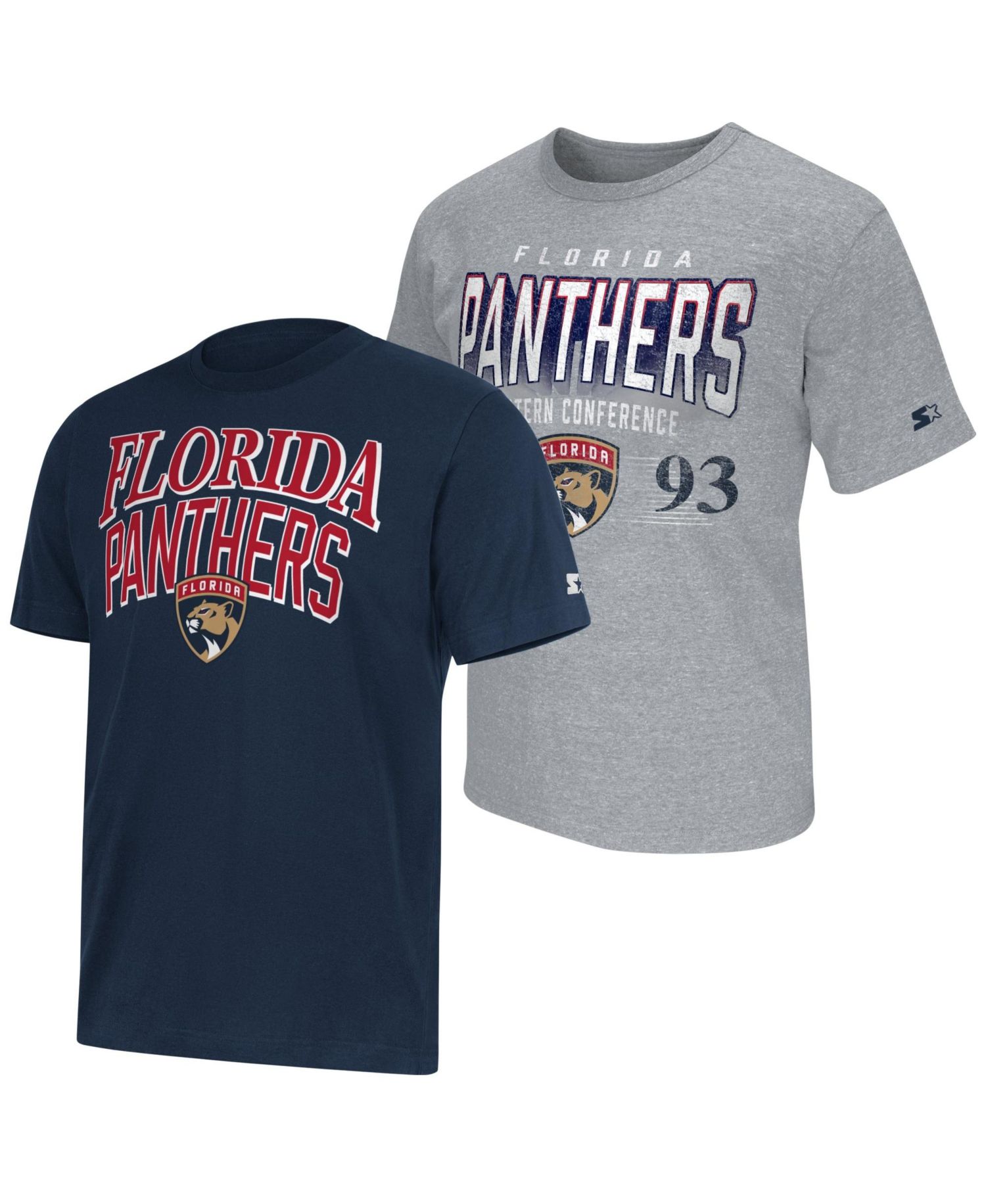 Men's Navy/Heather Gray Florida Panthers Two-Pack T-Shirt Set