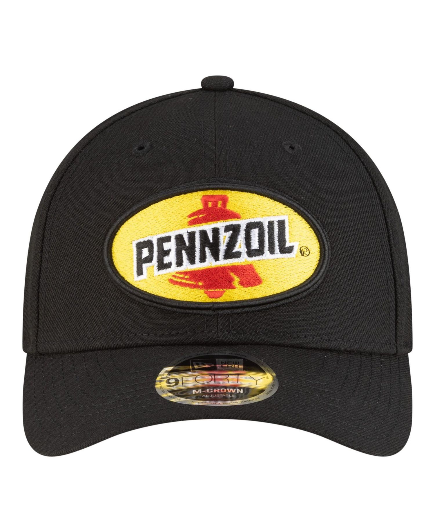 Men's Black Joey Logano Pennzoil 9FORTY M-Crown Adjustable Hat