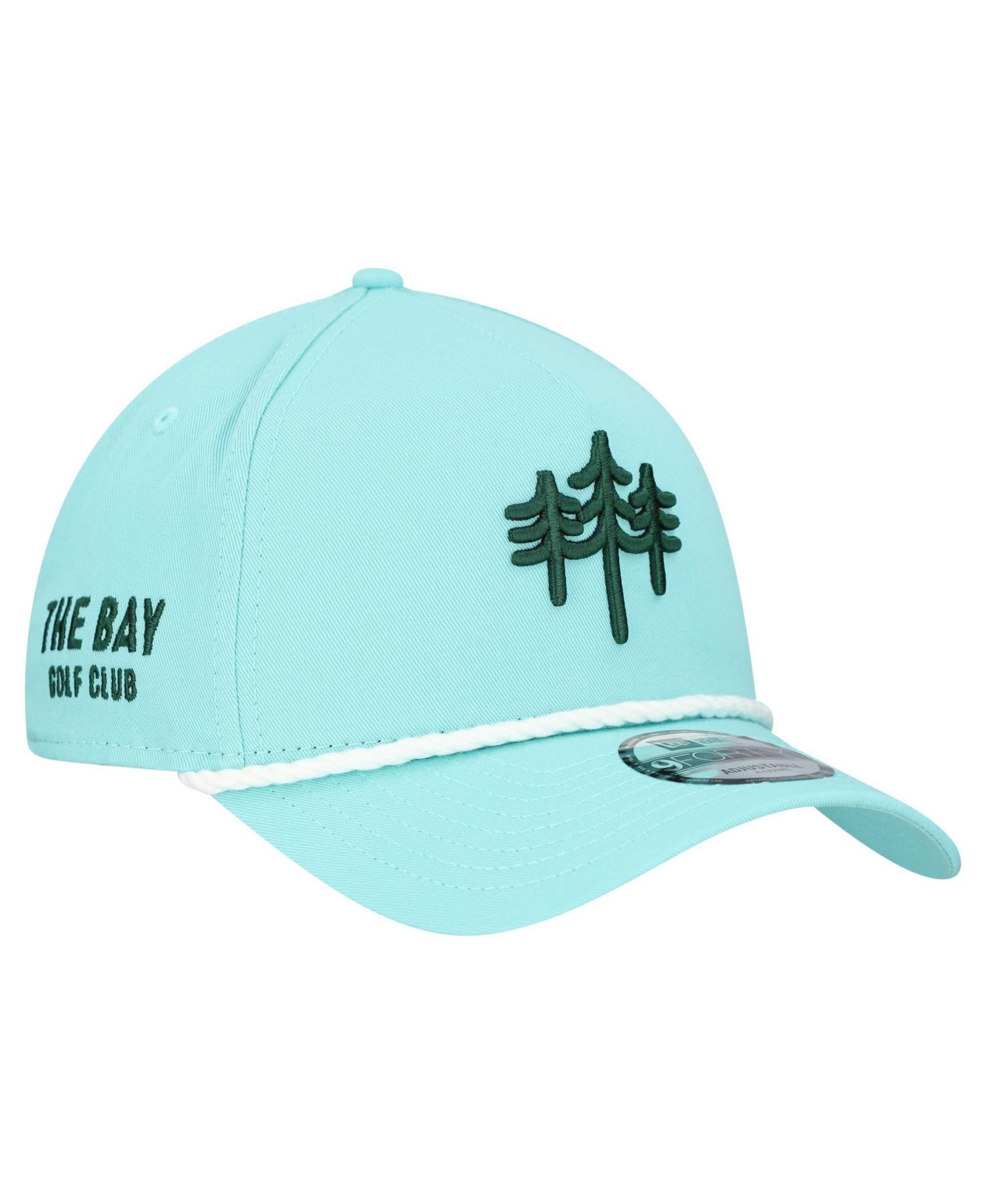 Men's Turquoise The Bay Golf Club 9FORTY A-Frame Adjustable Rope Hat
