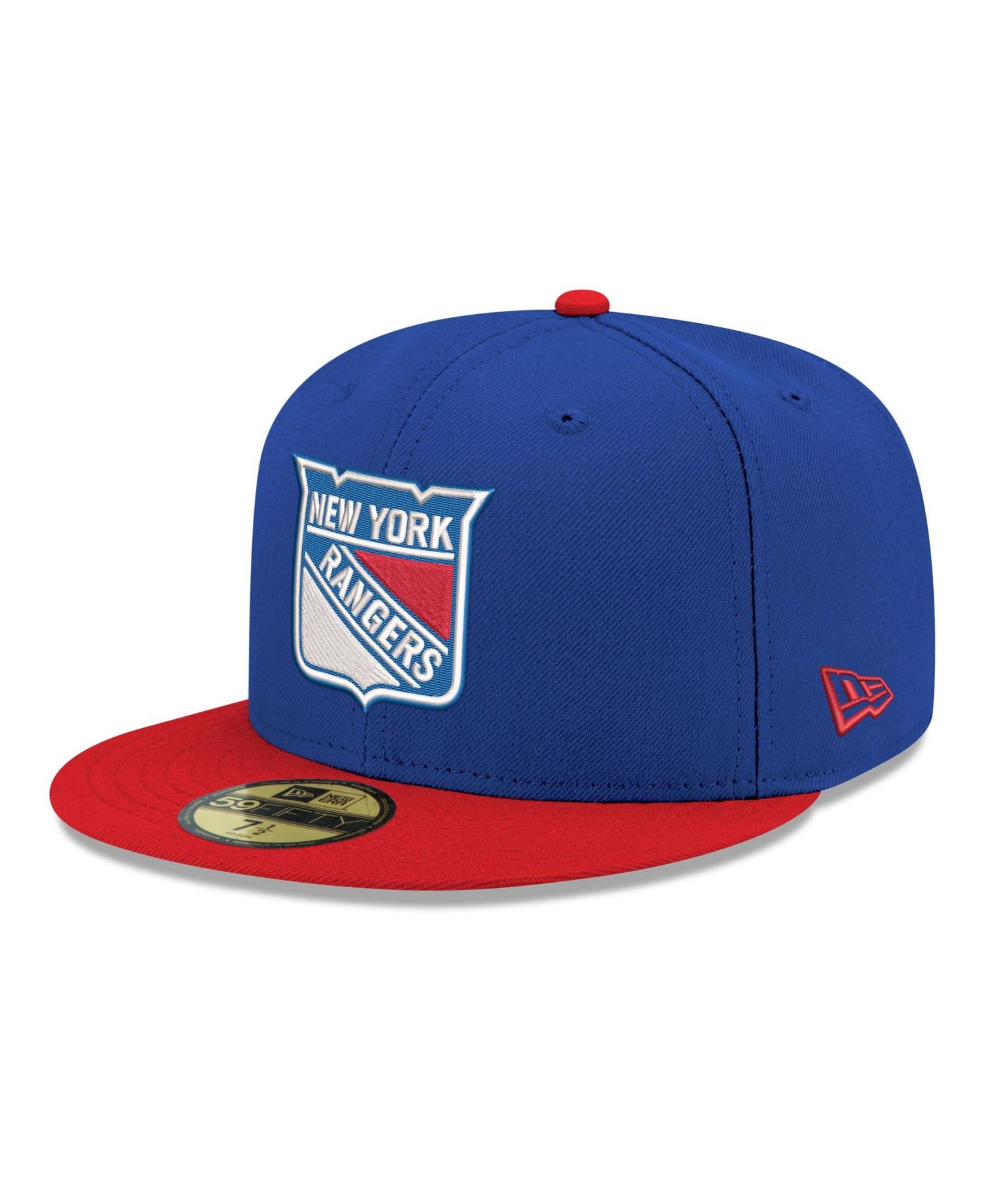 Men's Blue New York Rangers Core Logo Two-Tone 59FIFTY Fitted Hat
